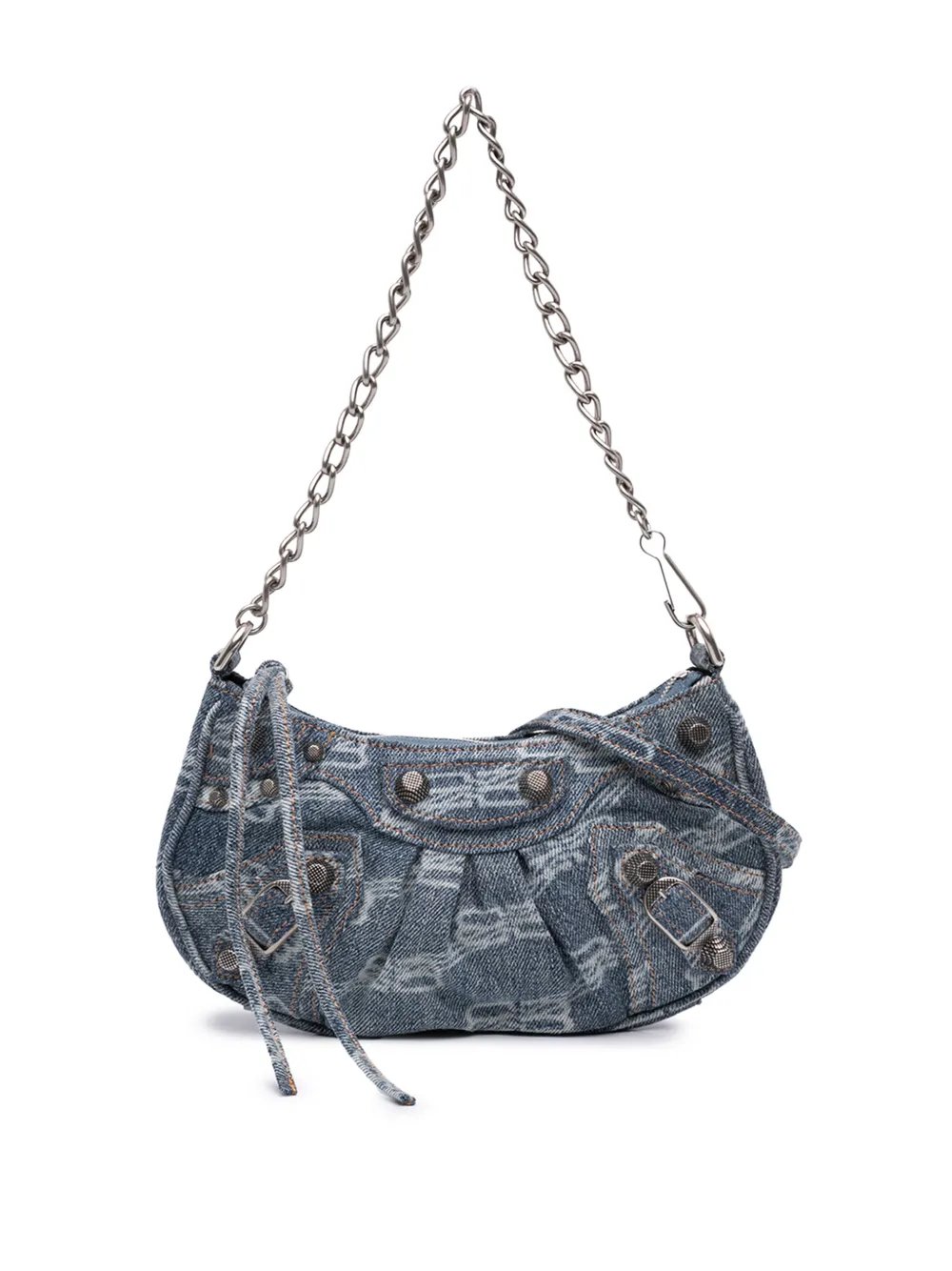 2022 Mini BB Monogram Denim Le Cagole satchel
