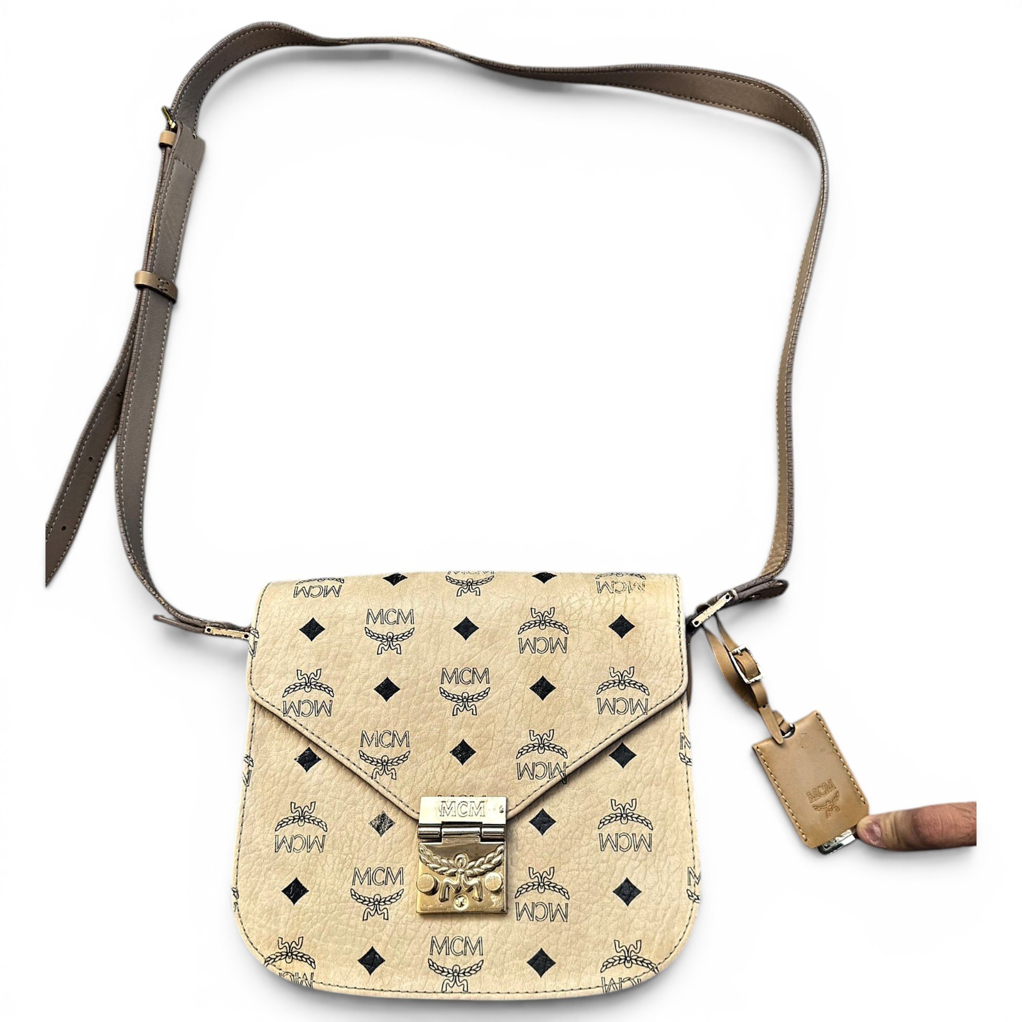 Leather crossbody bag