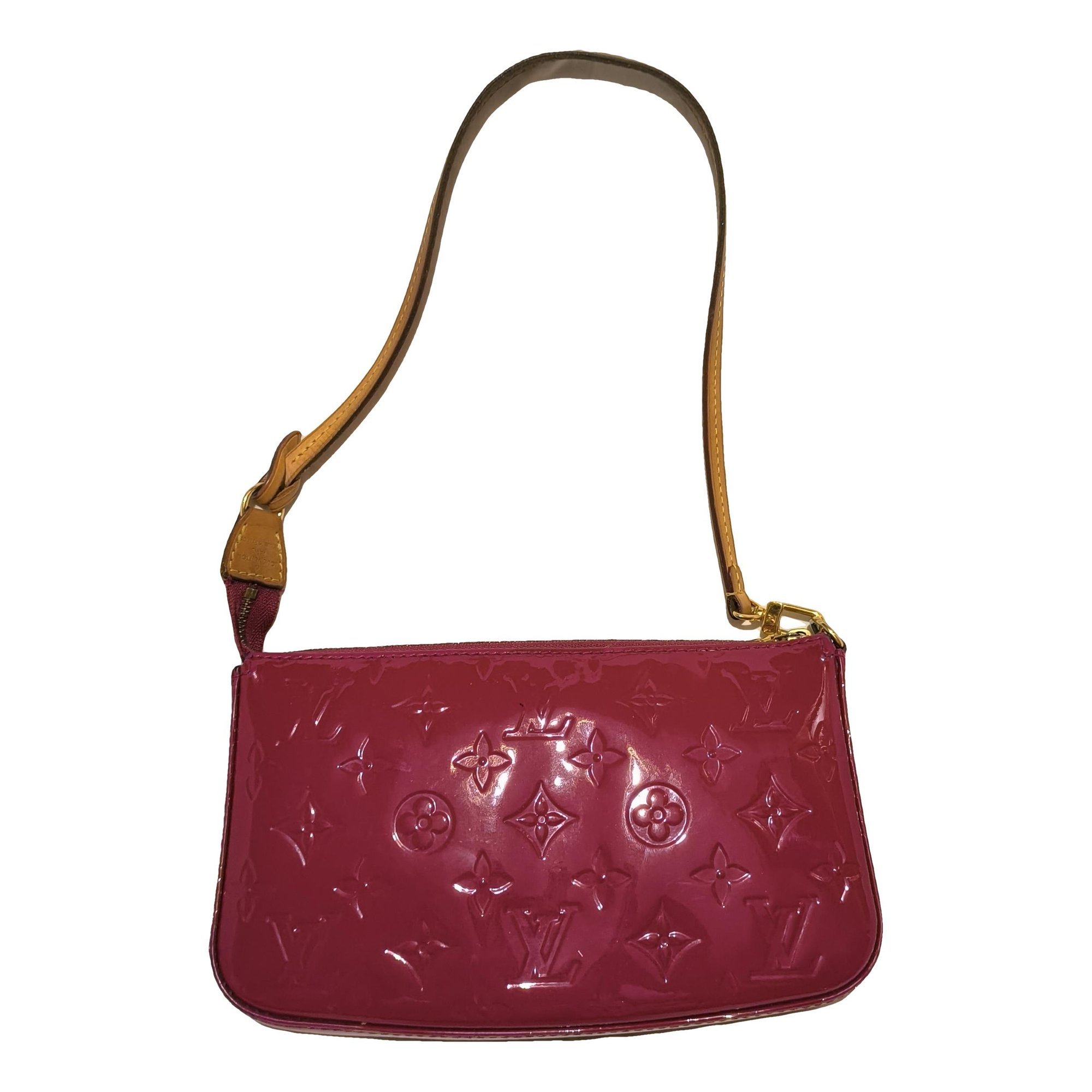 Pochette Accessoire patent leather handbag