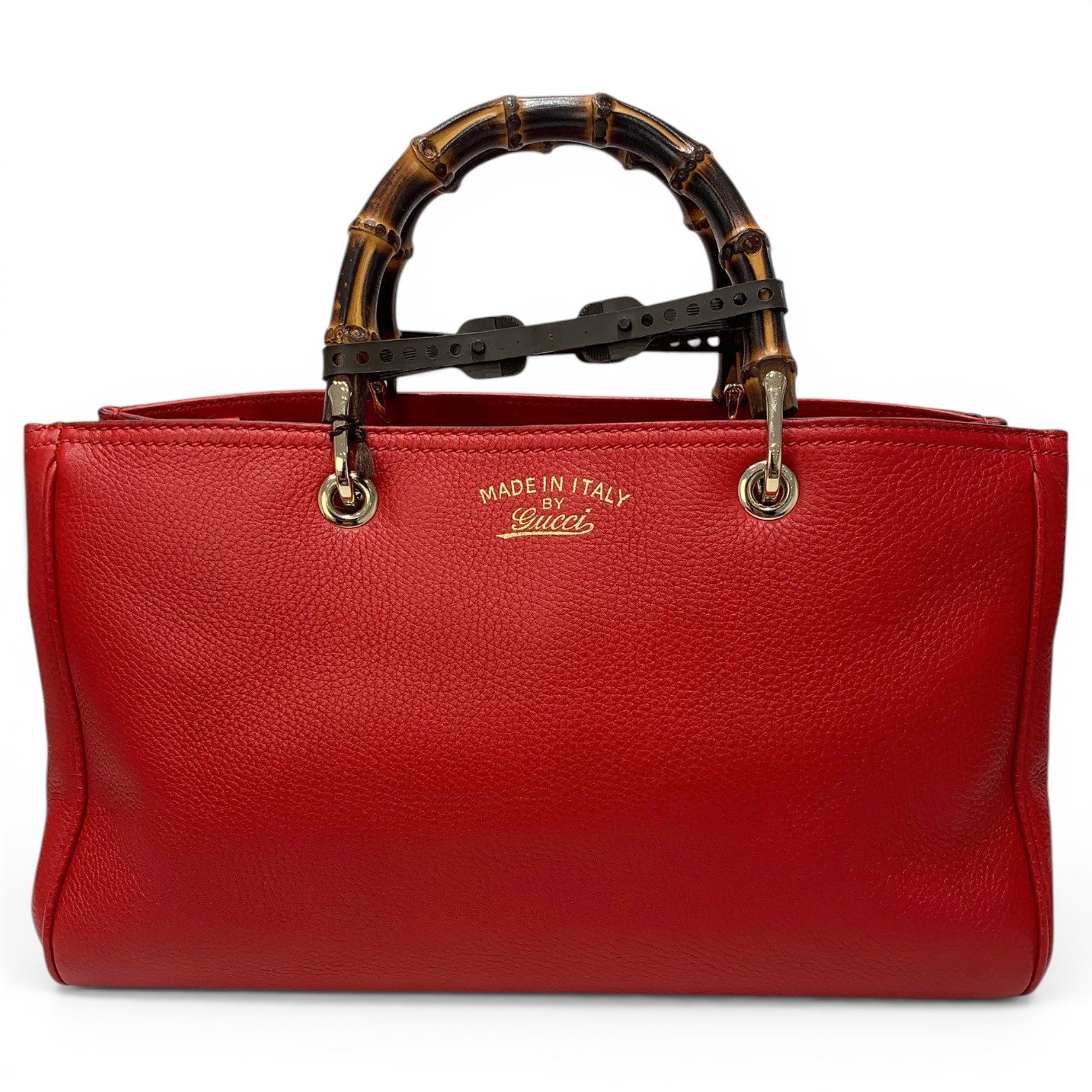 Bamboo Shopper leather tote