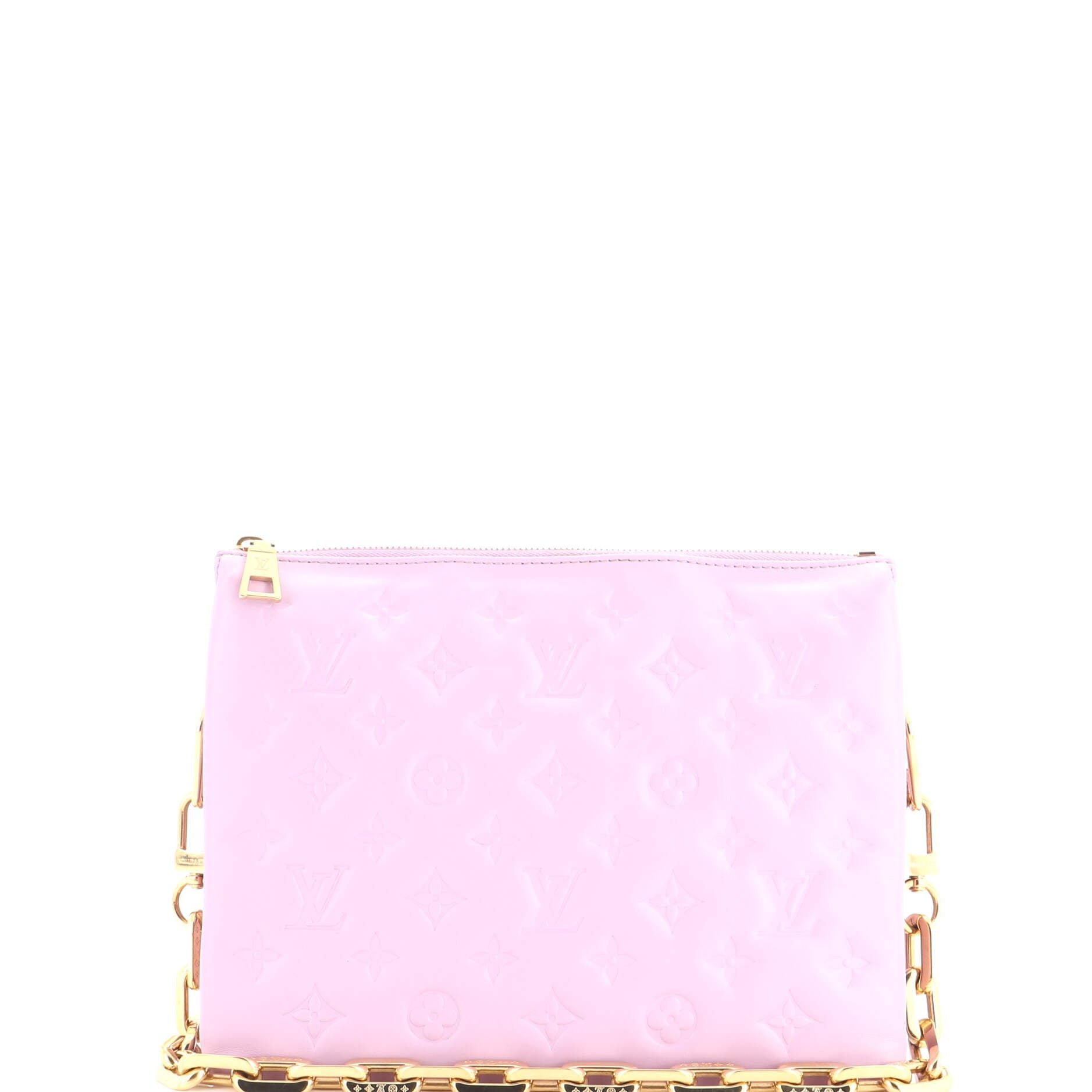 Coussin Bag Monogram Embossed Lambskin PM