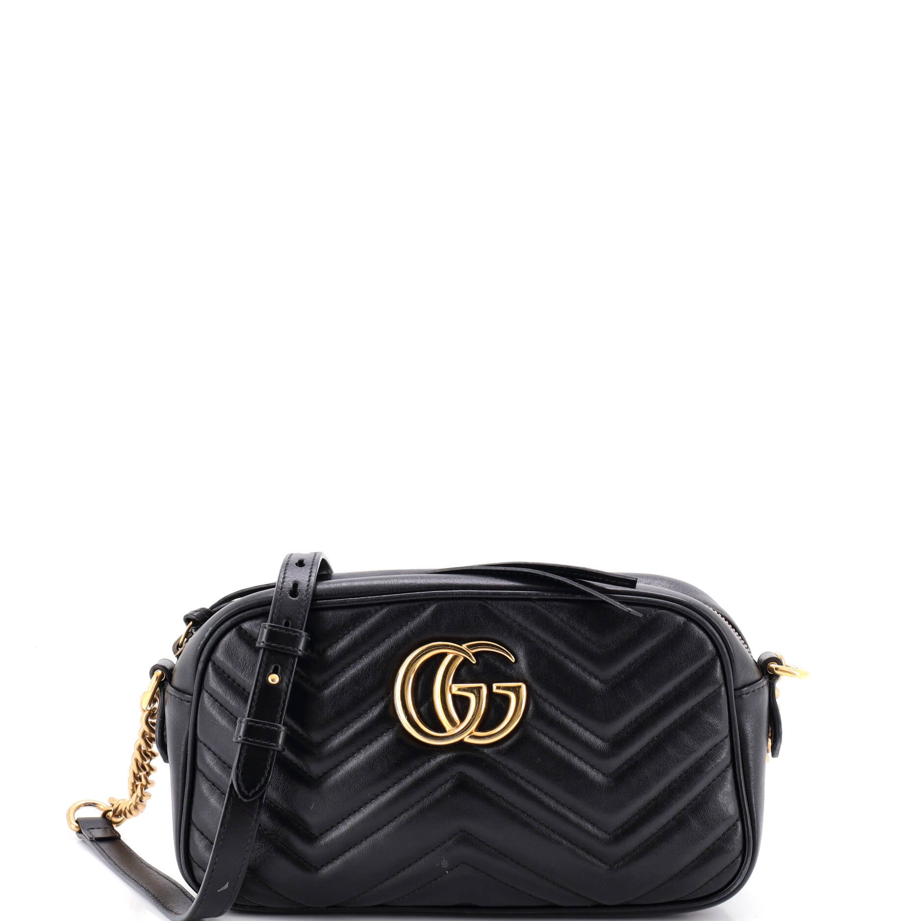 GG Marmont Shoulder Bag Matelasse Leather Small