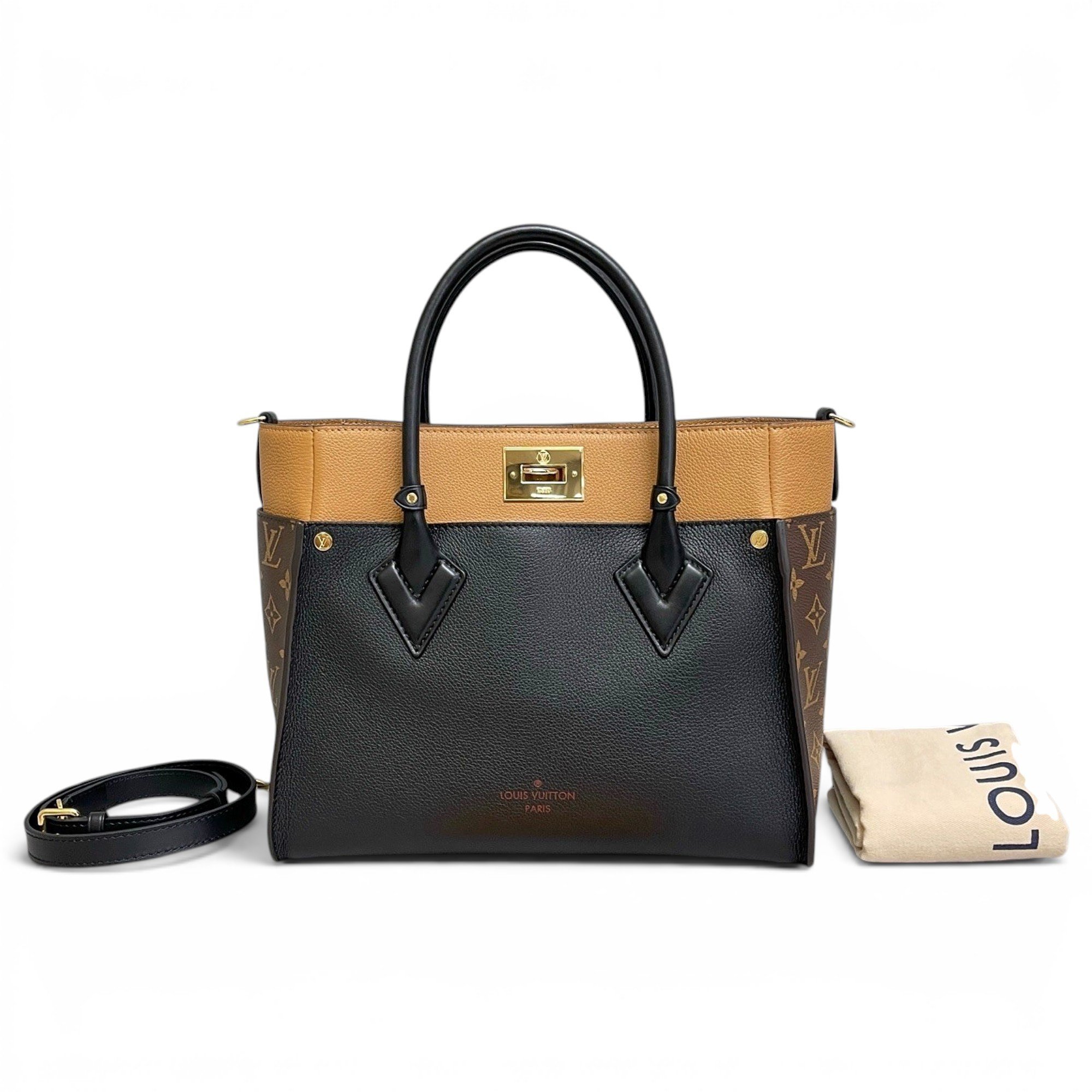 On My Side leather handbag