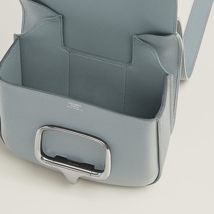 Bleu Glacier Bolsa Hermès Della Cavalleria II Modelo Míni