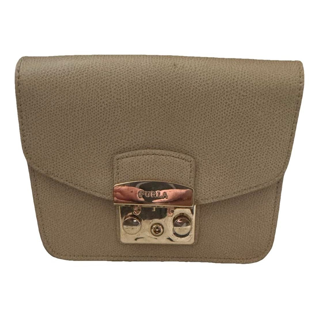 Furla Metropolis leather clutch bag