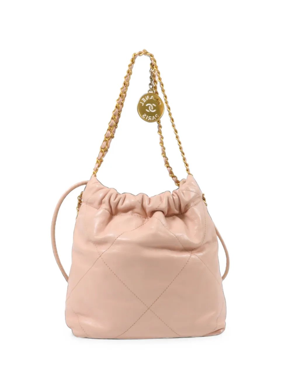 22 mini chain bucket bag
