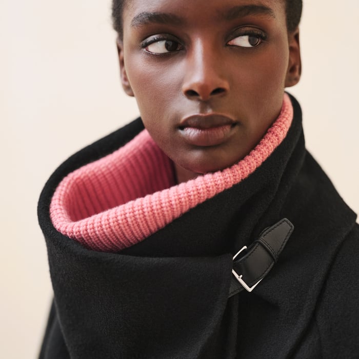 Noir Cashmere Coat