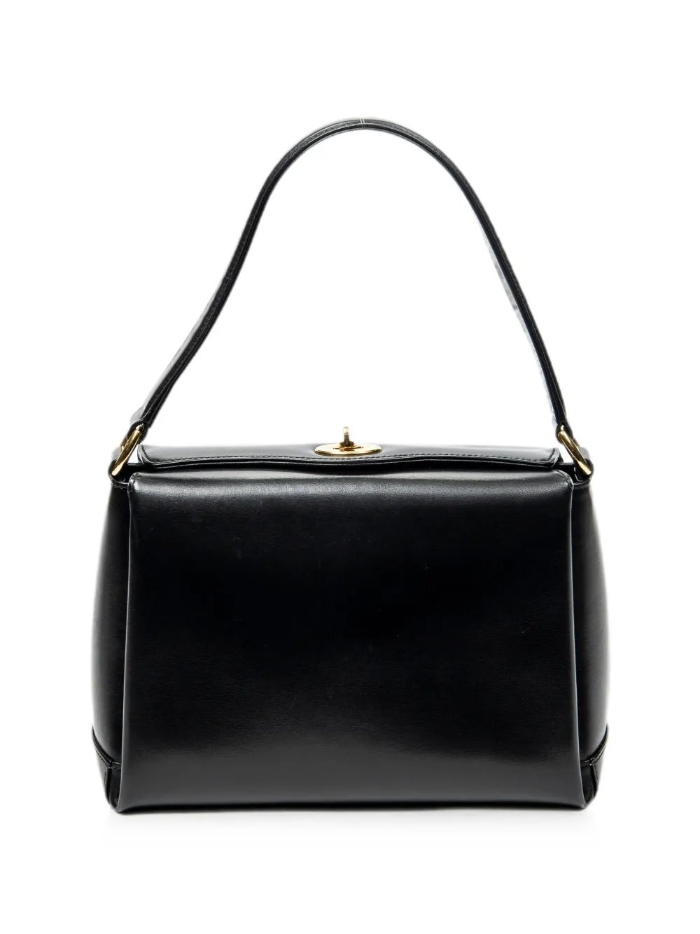 fold-over top-handle tote bag