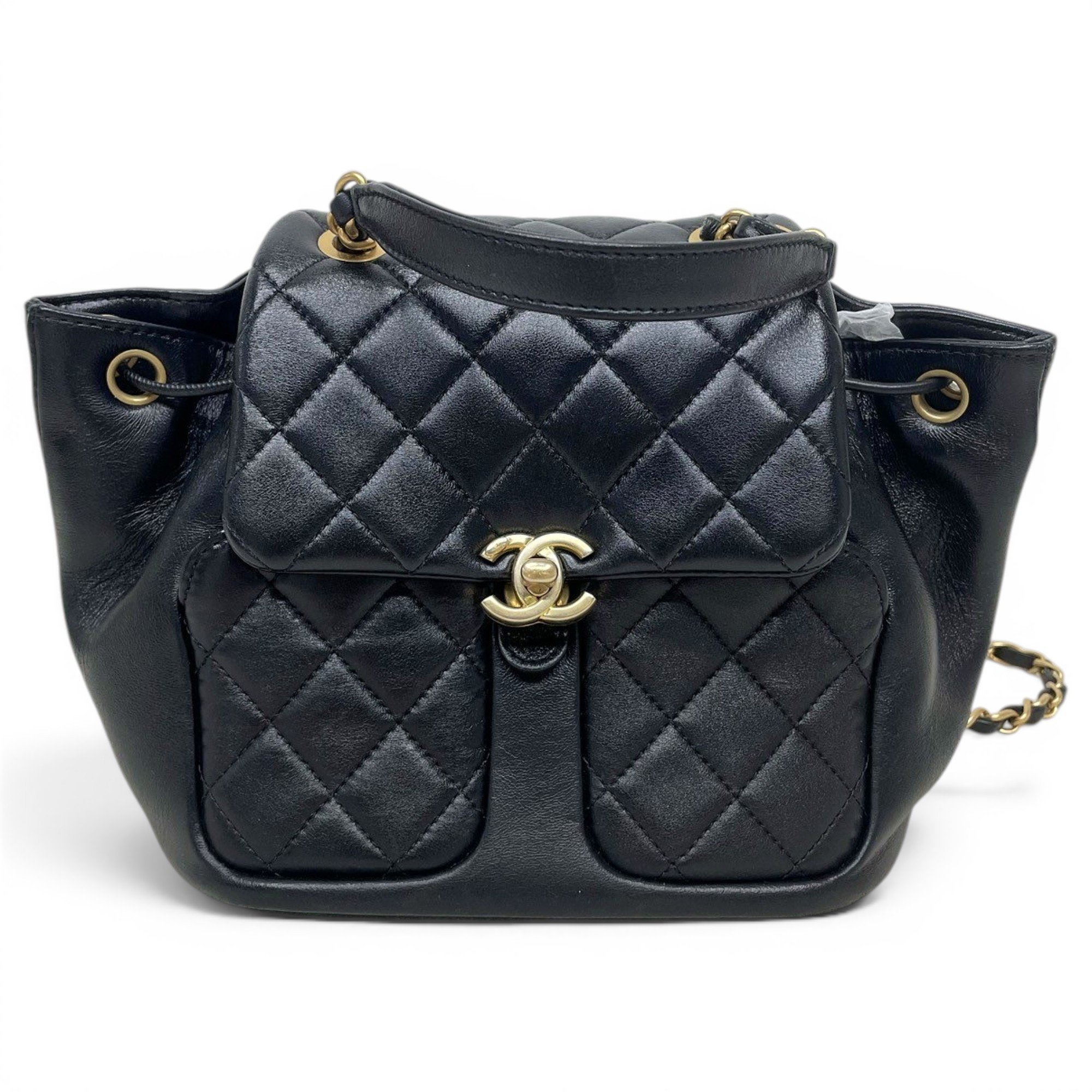Leather backpack