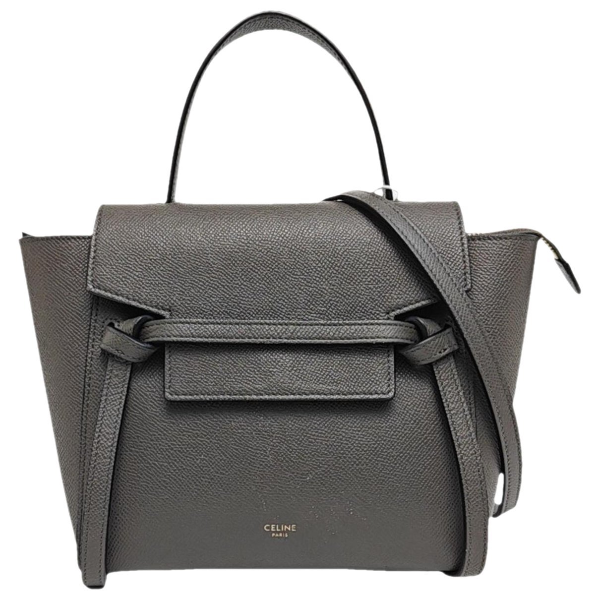 Belt leather handbag