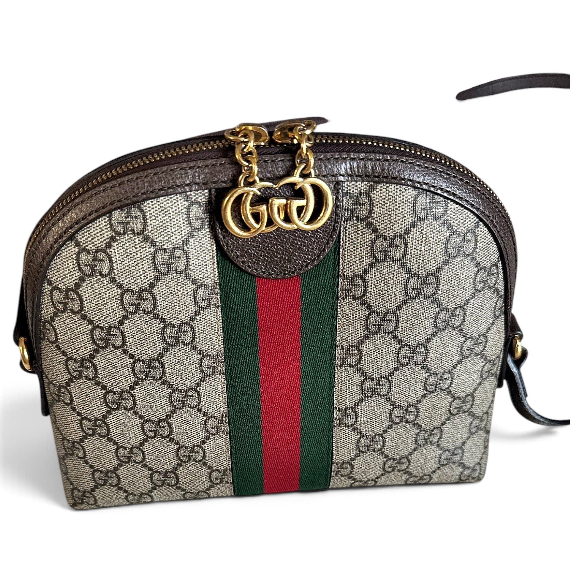 Ophidia leather crossbody bag