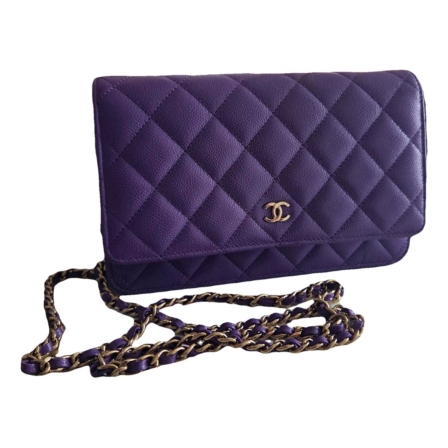 Wallet On Chain Timeless/Classique leather crossbody bag
