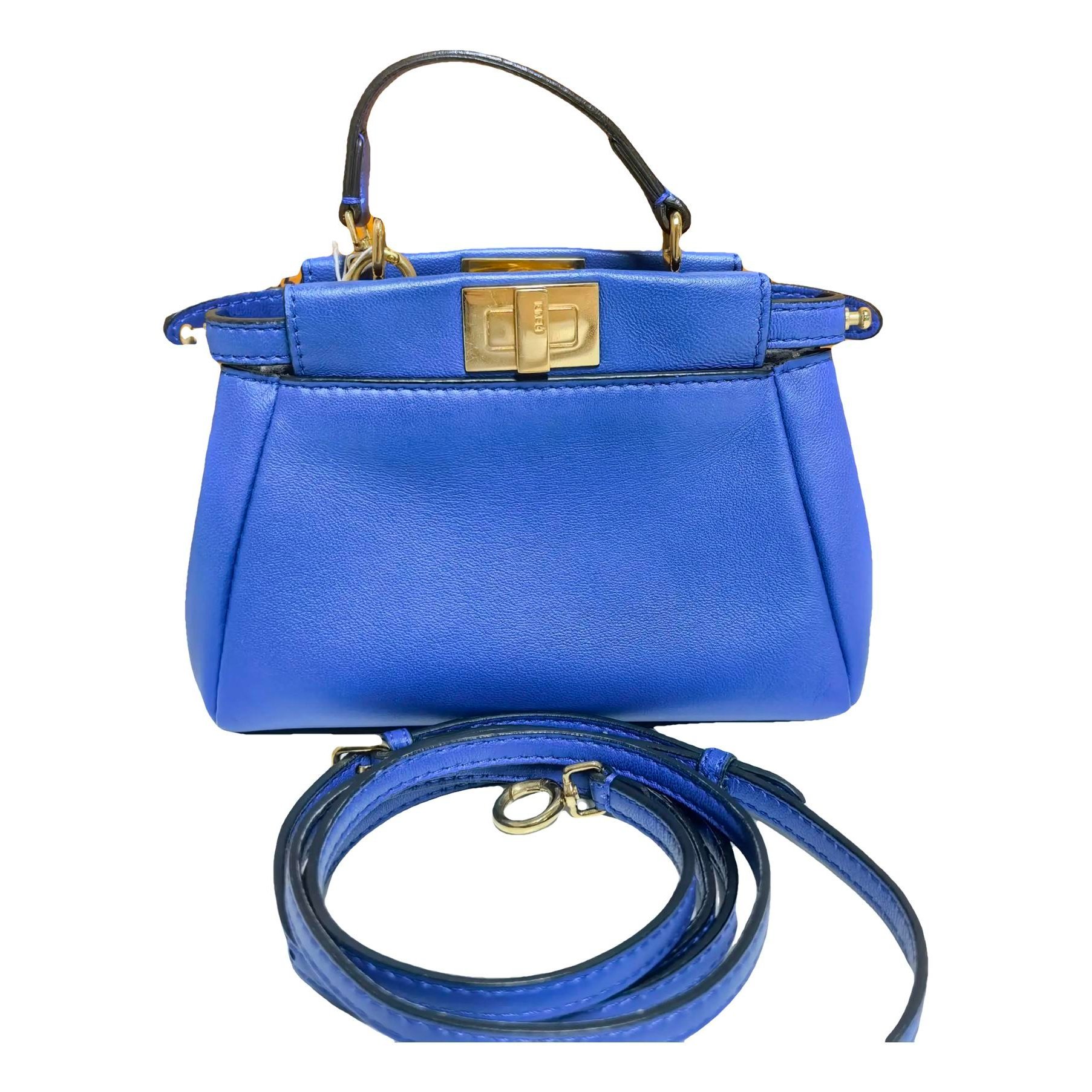 Peekaboo leather handbag