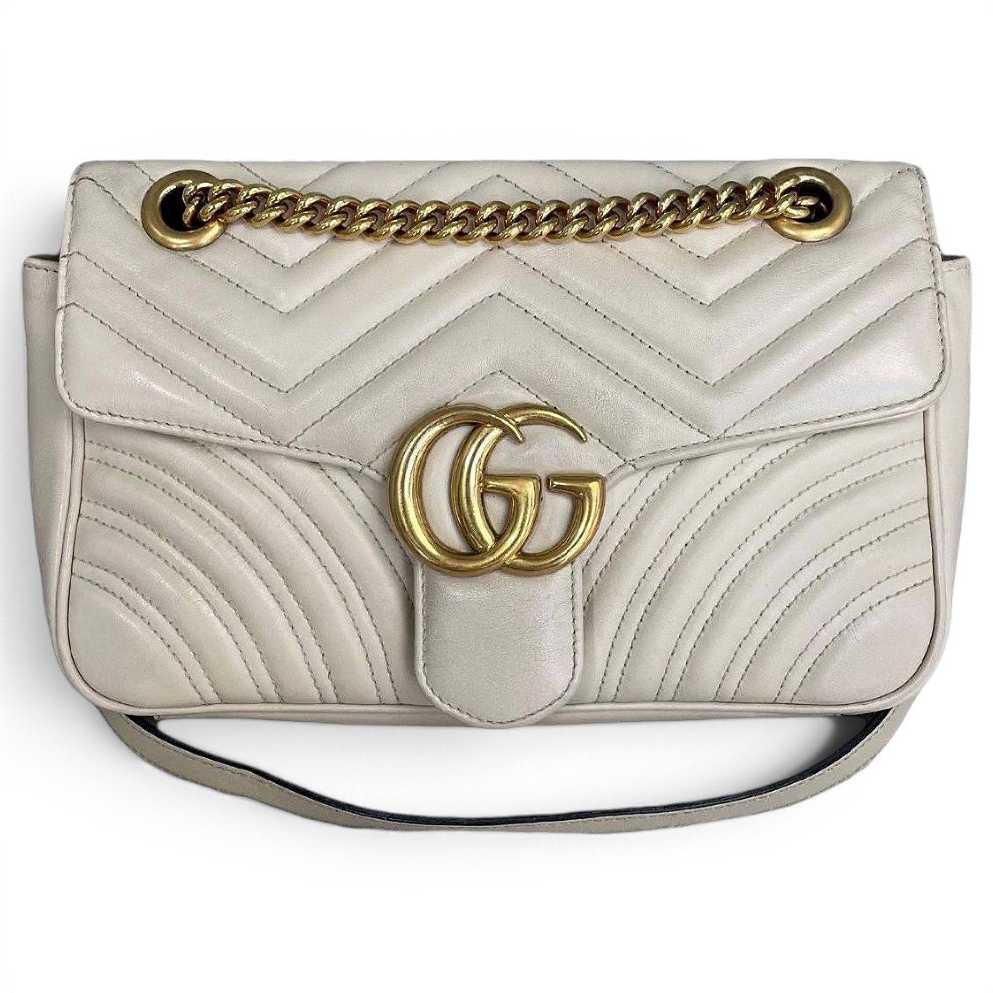 GG Marmont Flap leather handbag