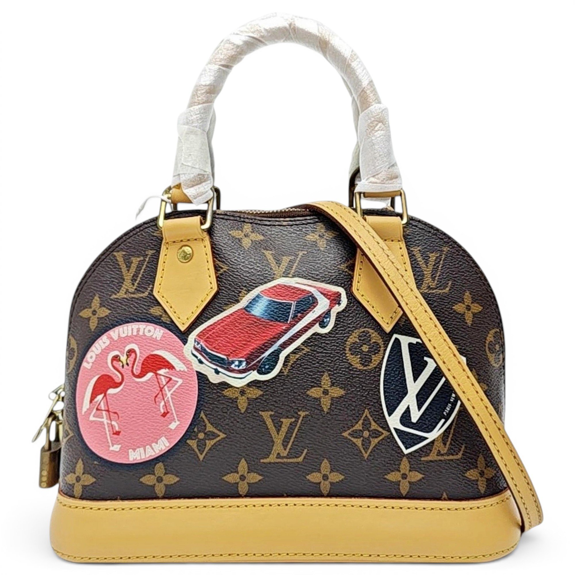 Alma leather handbag