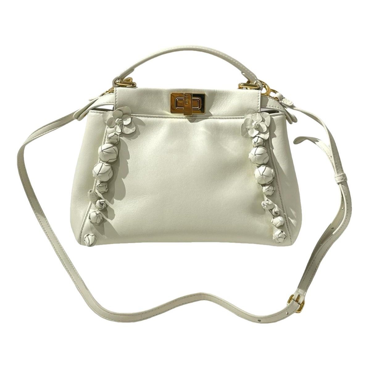 Peekaboo leather handbag