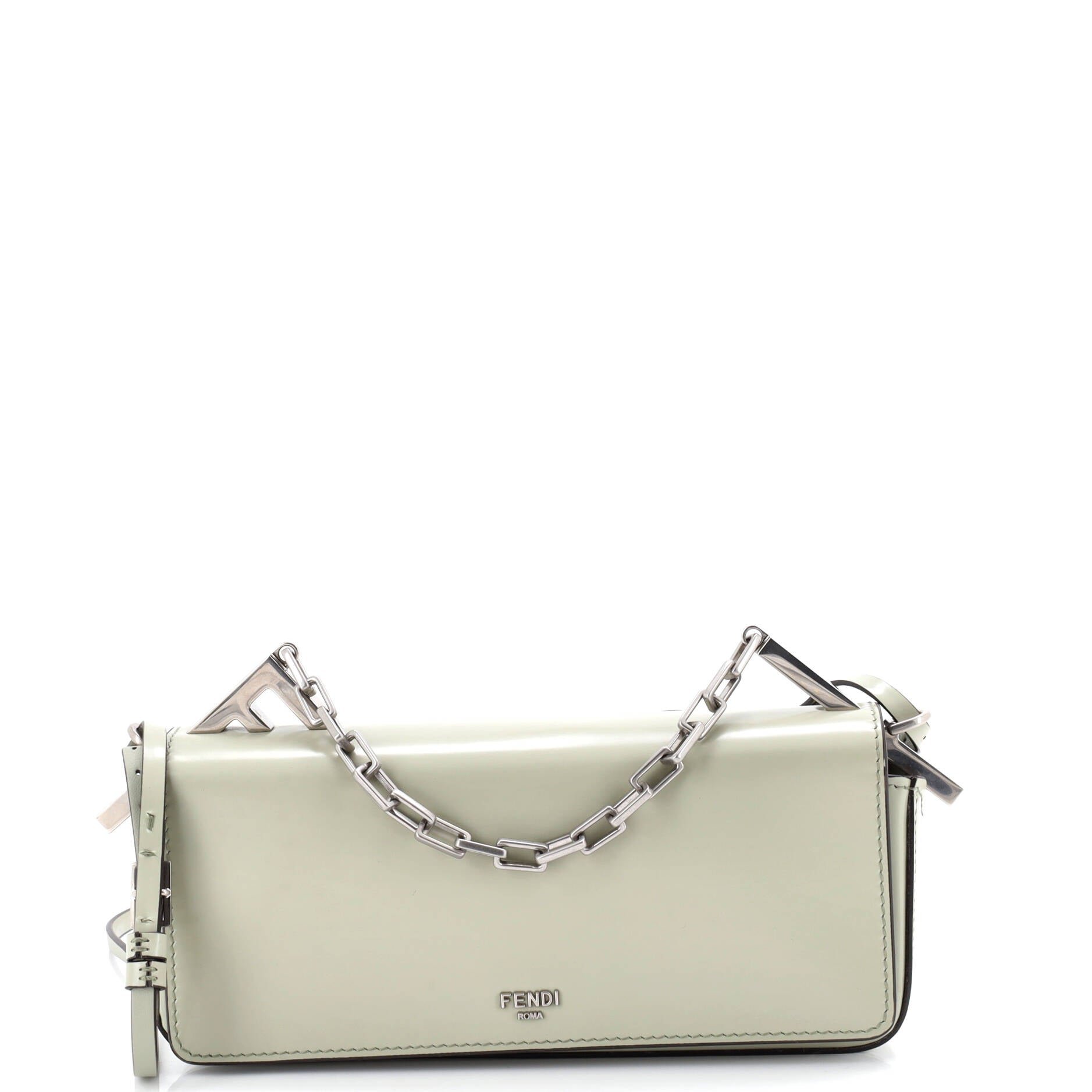 Fendi First Sight Cluth Bag Leather