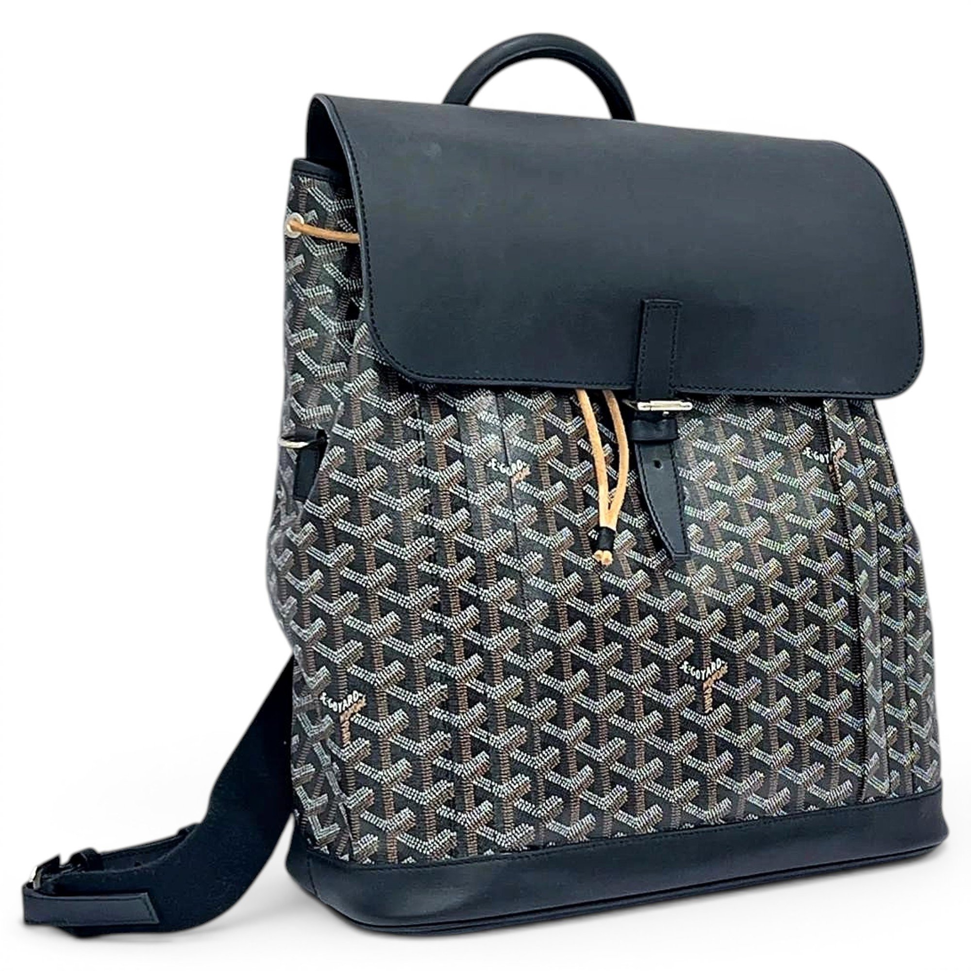Leather backpack
