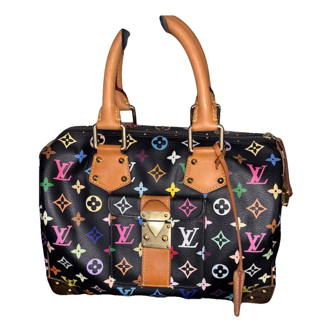 Speedy leather handbag