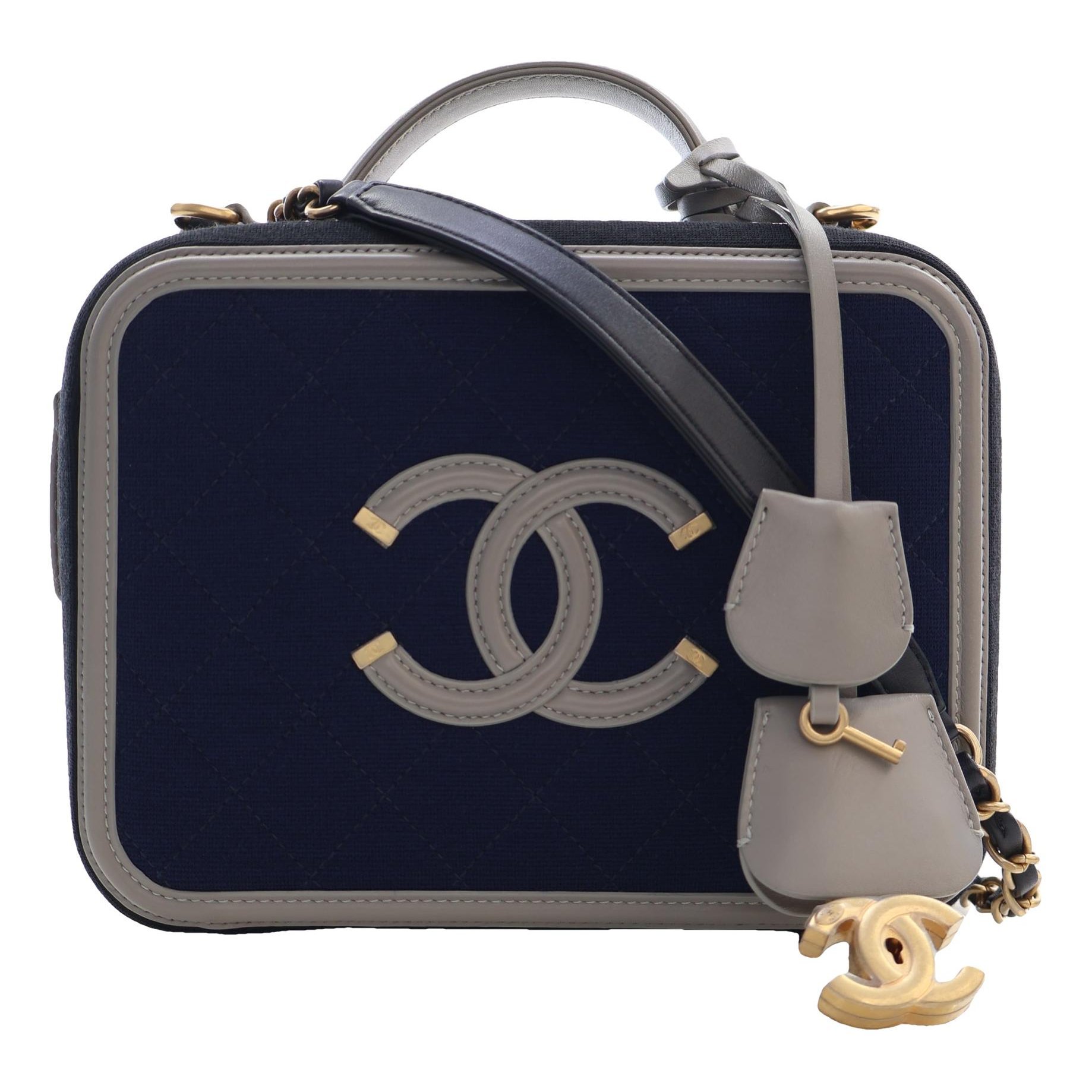 CC Filigree cloth crossbody bag