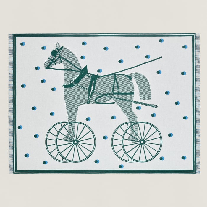 Cyprès Cheval Cabriolet Blanket