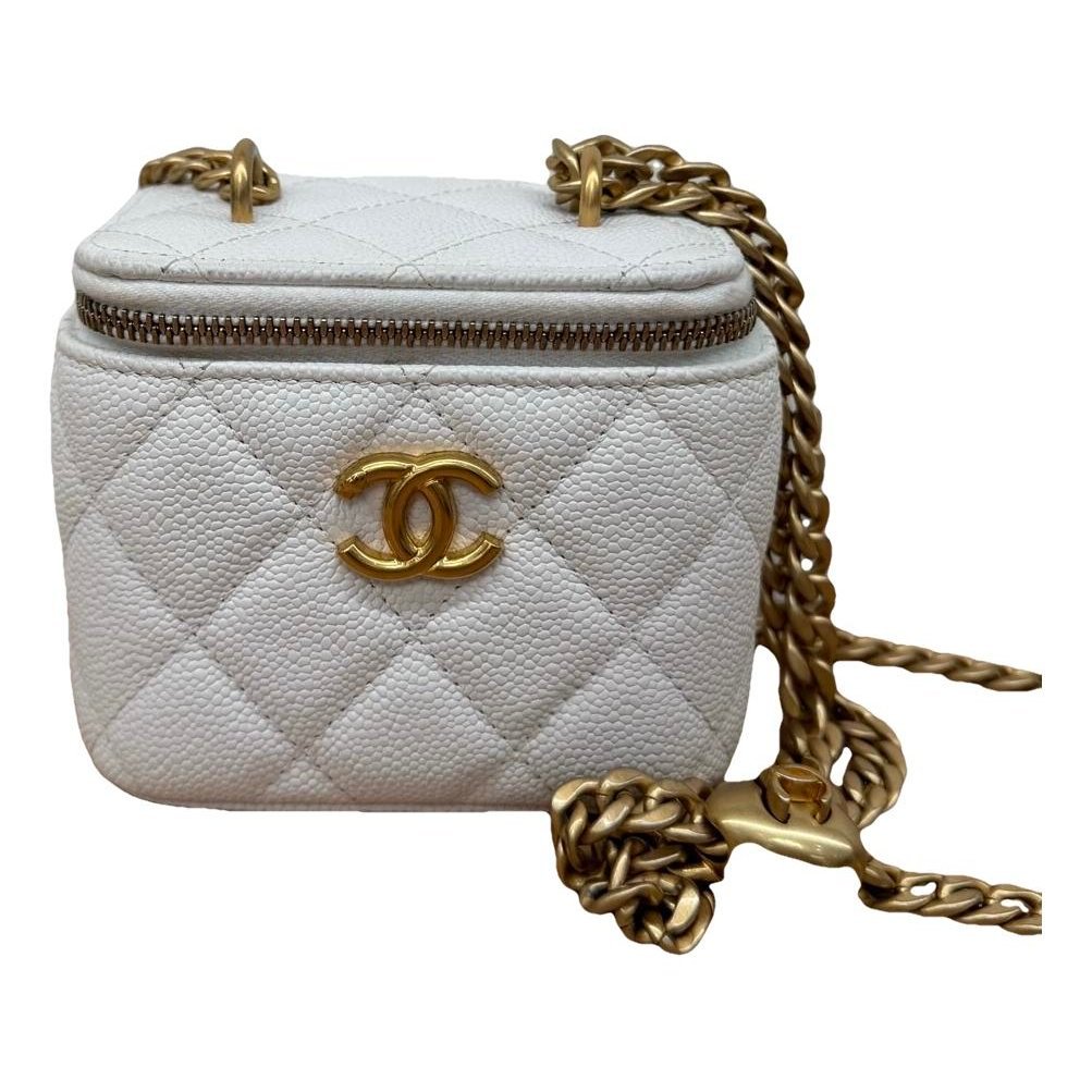 Trendy CC Vanity leather handbag