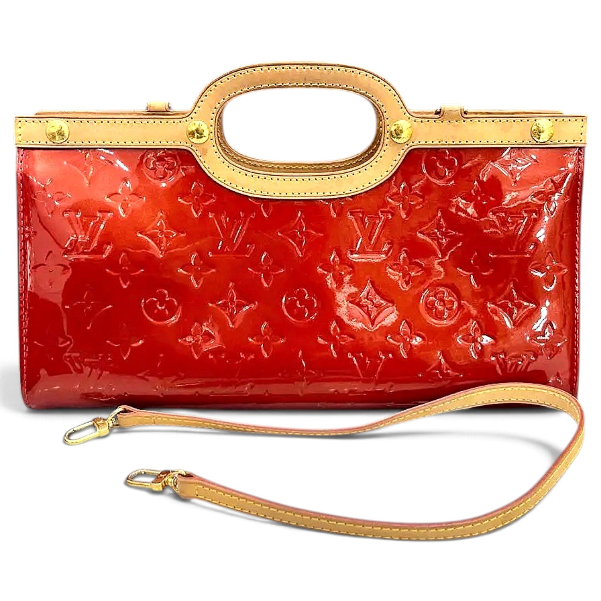 Roxbury patent leather handbag