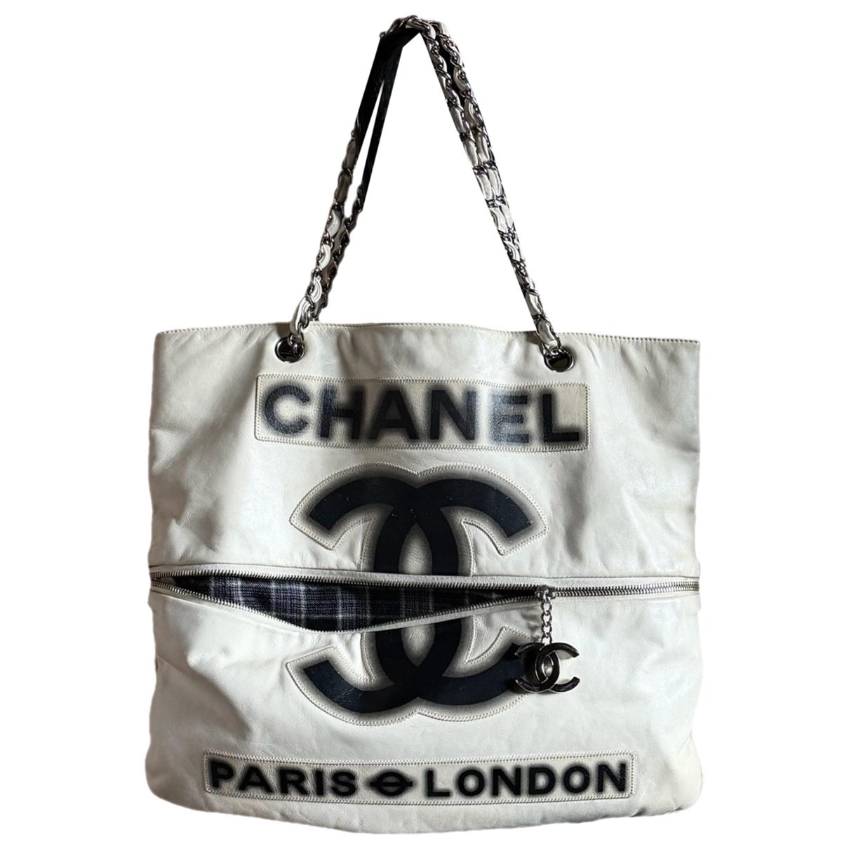 Classic CC Shopping leather tote