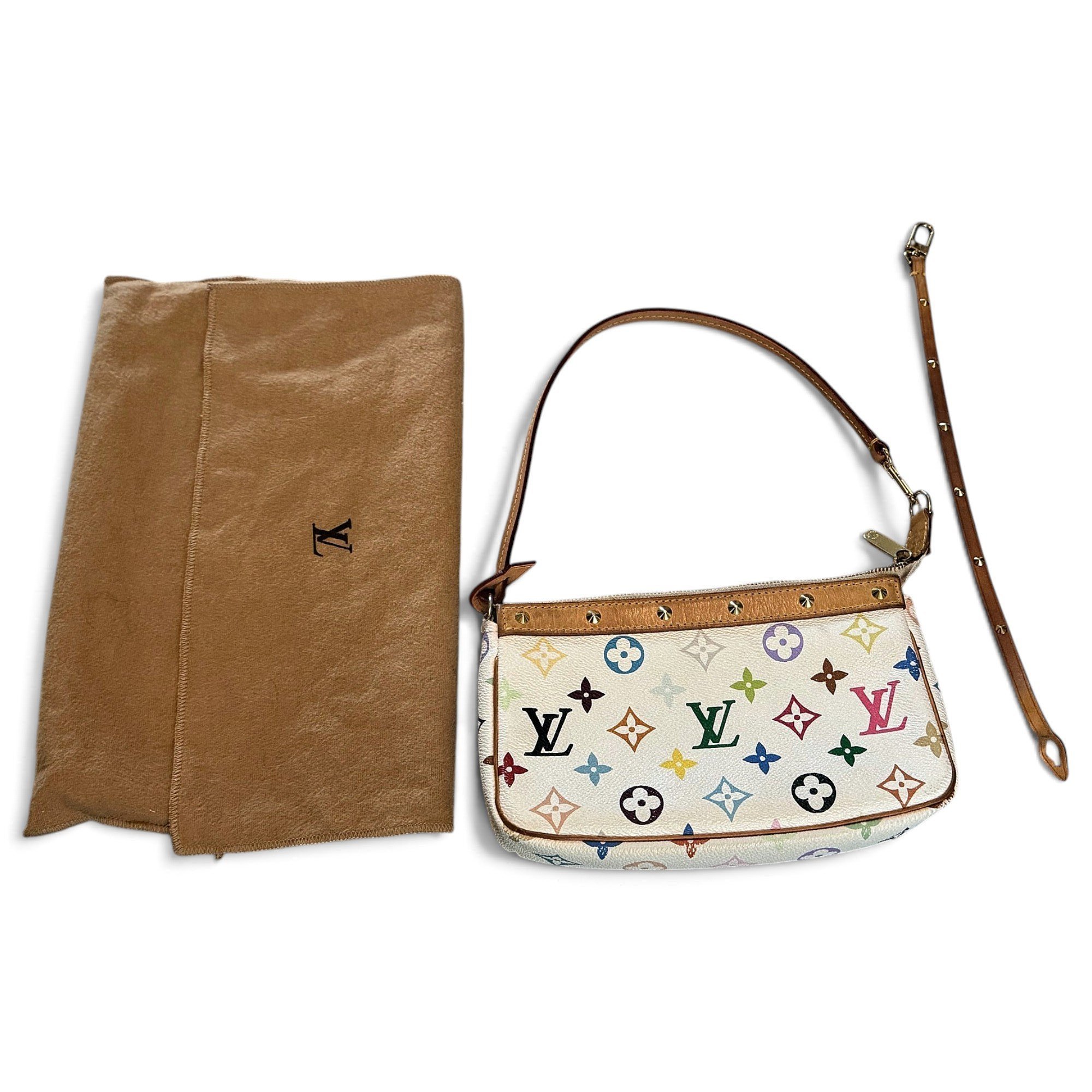 Louis Vuitton Pochette Accessoire leather handbag