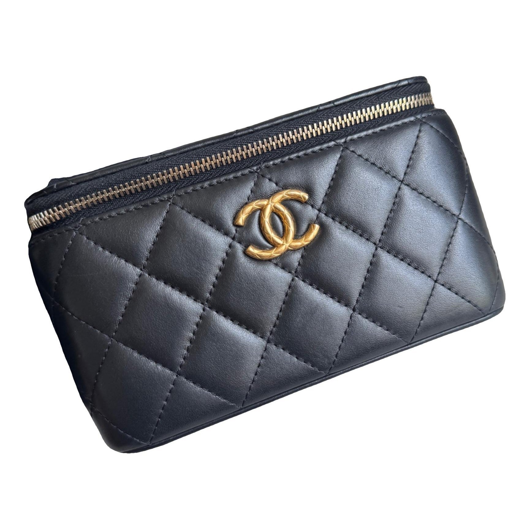 Trendy CC Vanity leather handbag