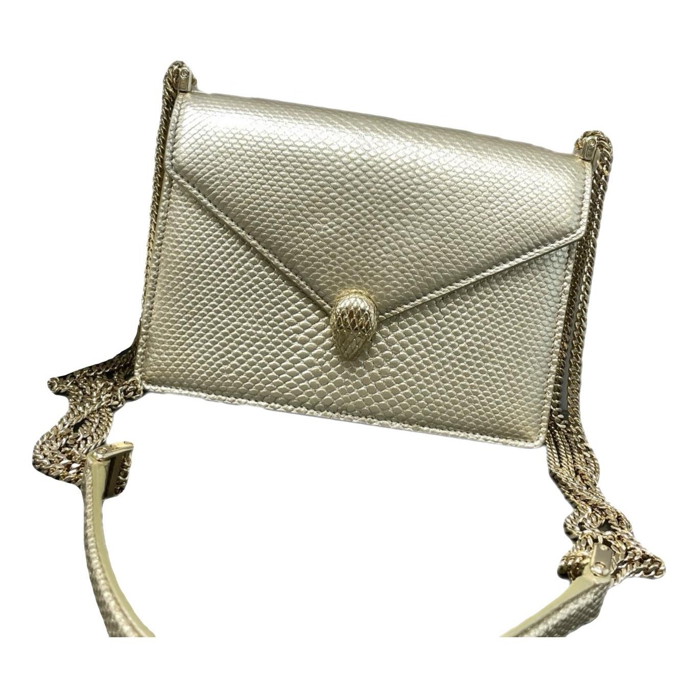 Serpenti leather handbag