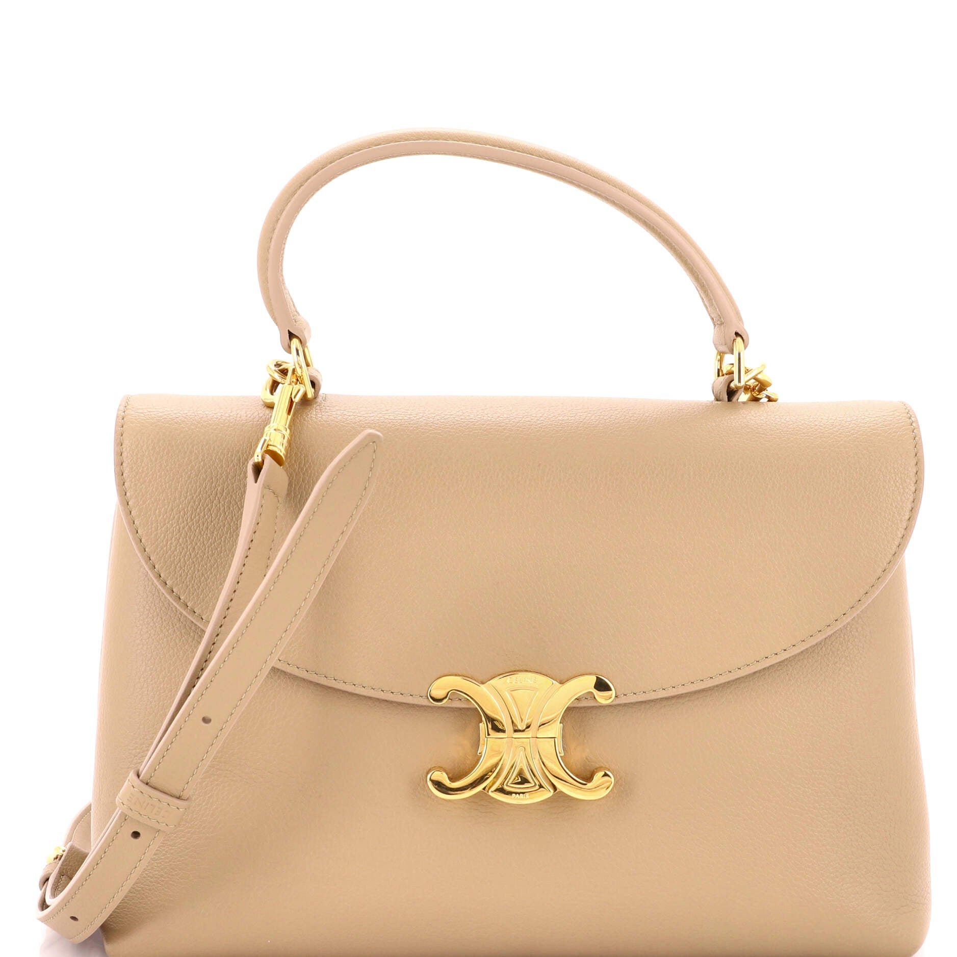 Nino Top Handle Bag Leather Medium