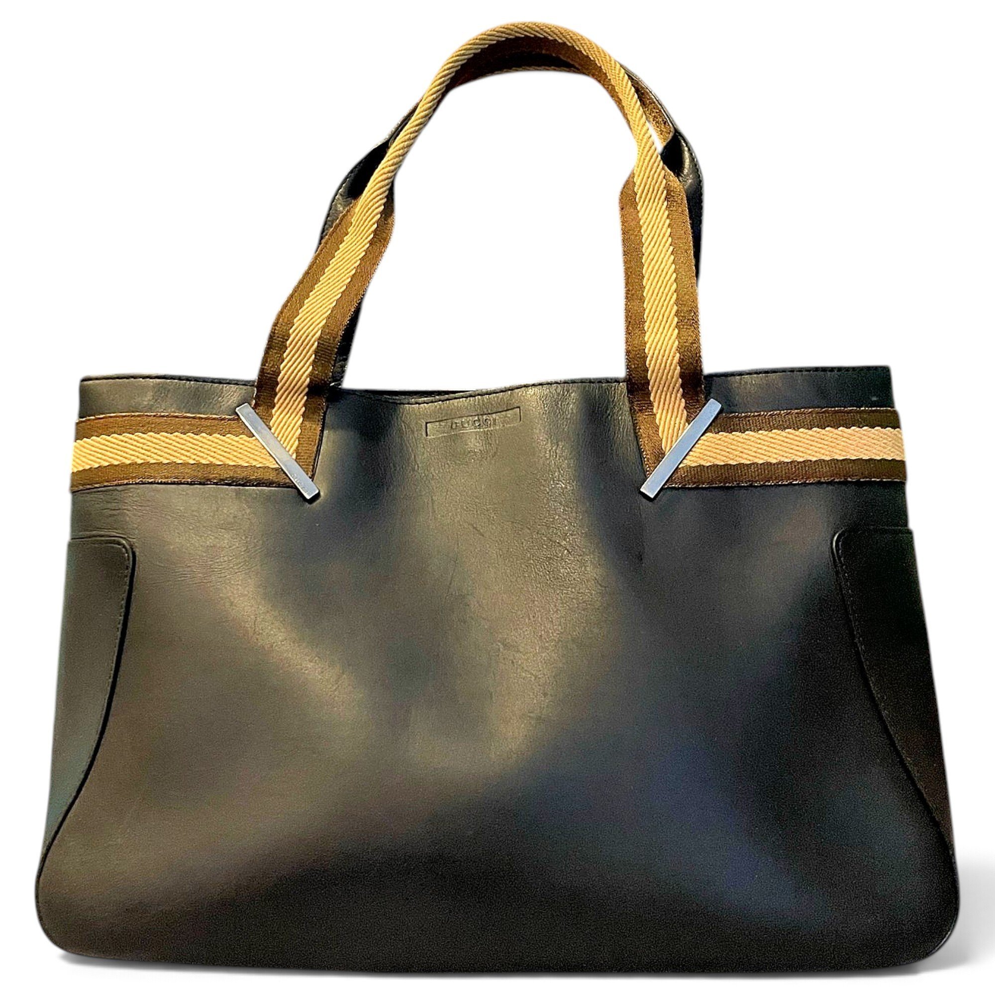 Lady Web leather tote