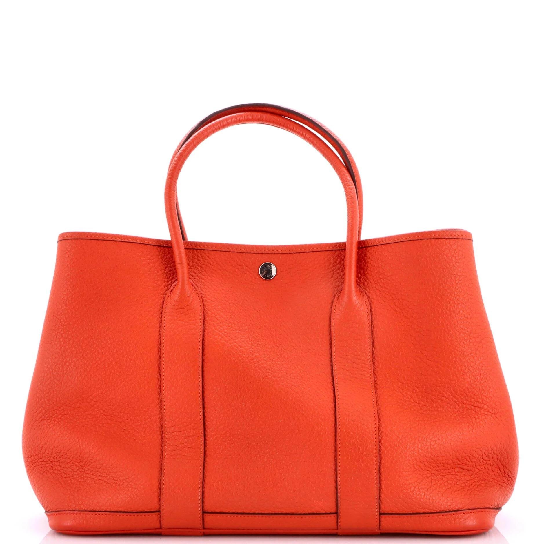 Leather tote