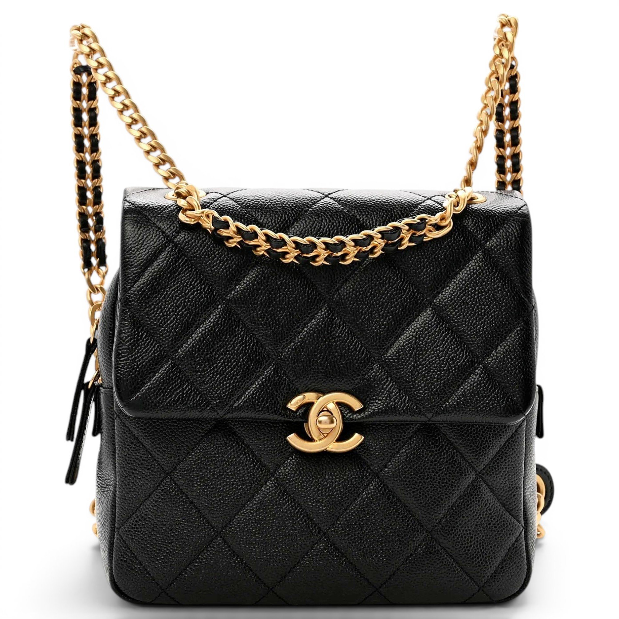 Leather backpack