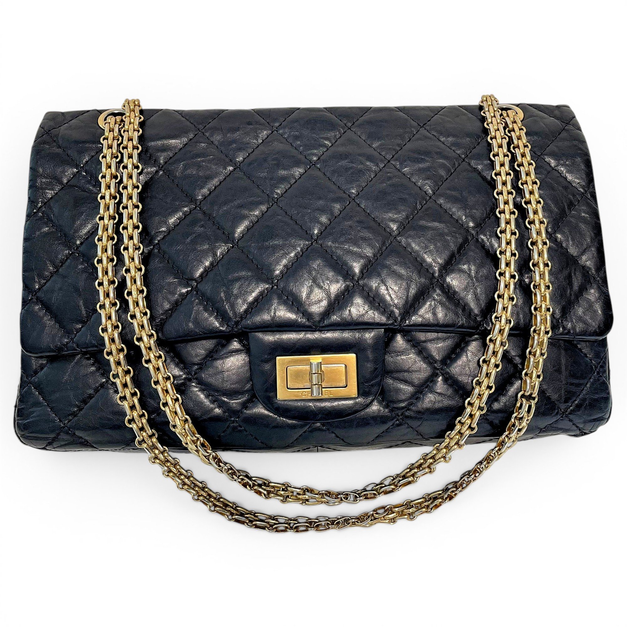 2.55 leather handbag
