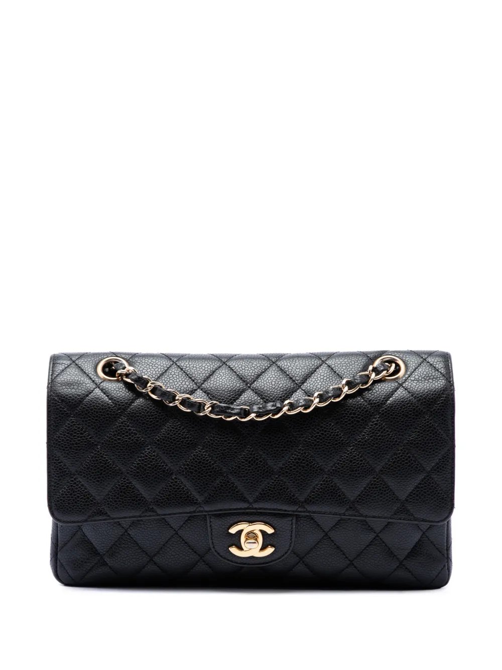 2009-2010 Medium Classic Caviar Double Flap shoulder bag