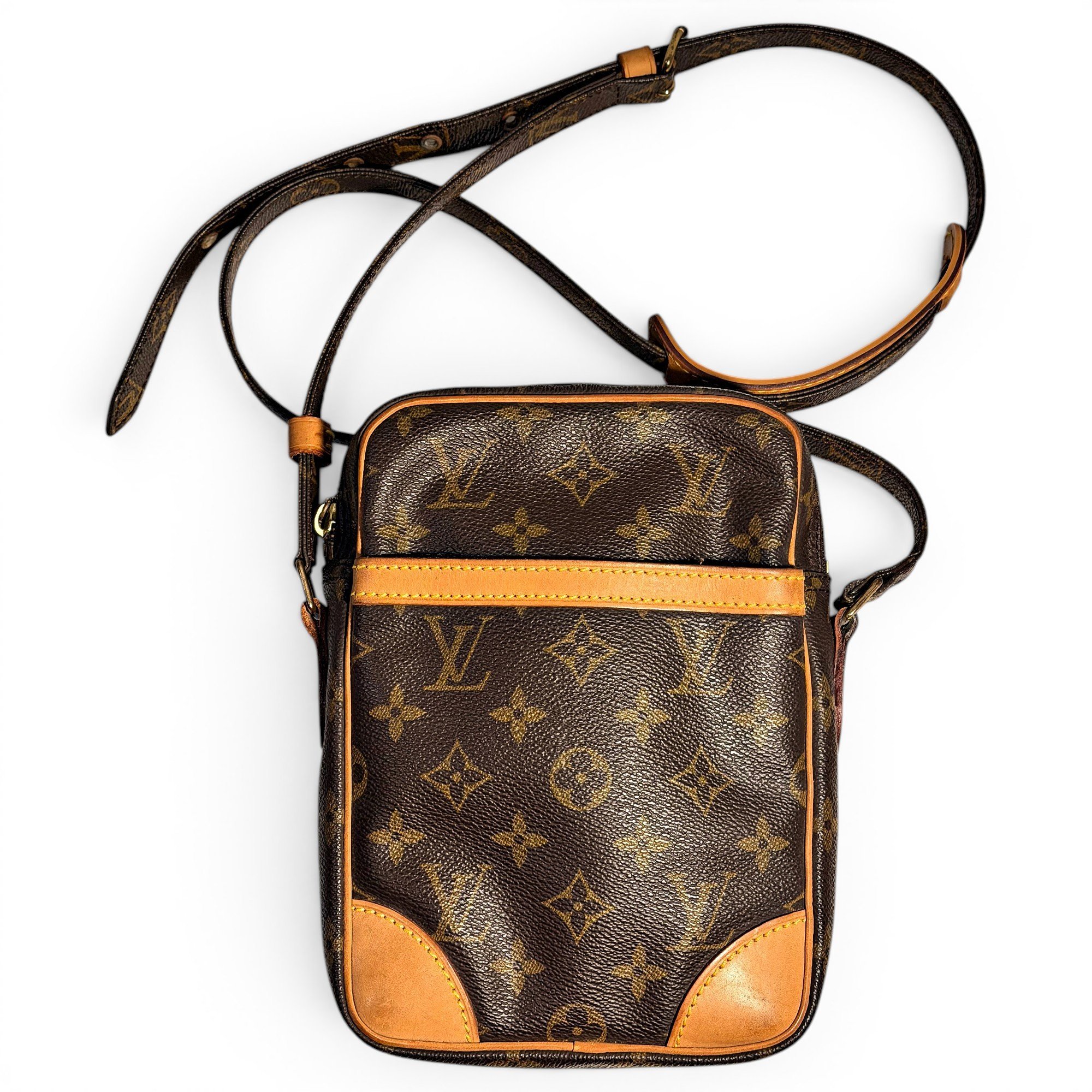 Danube leather crossbody bag