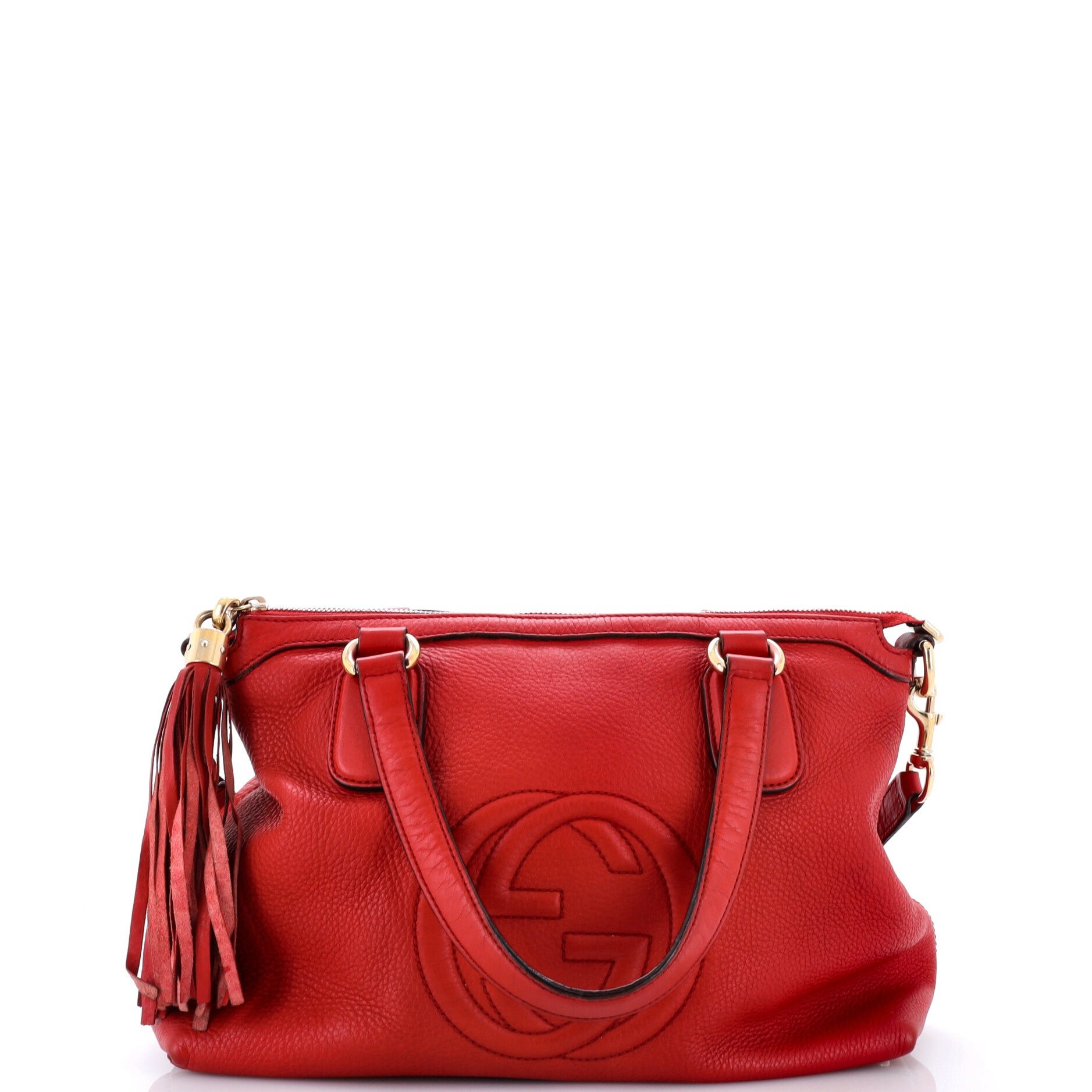Soho Convertible Soft Top Handle Bag Leather