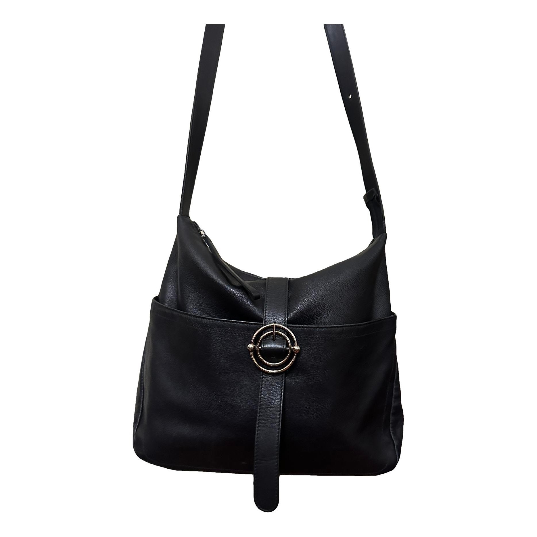 Leather crossbody bag