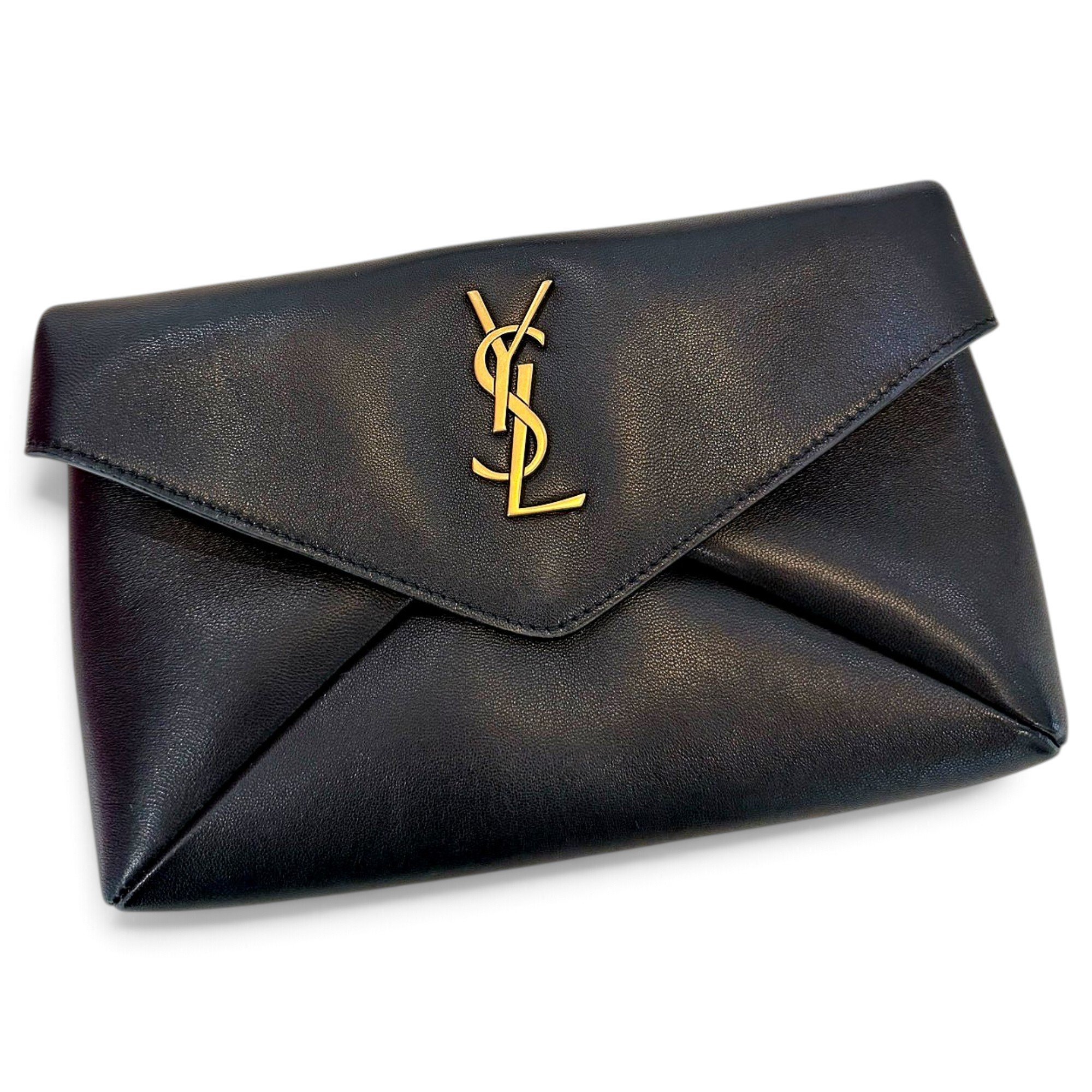 Cassandre leather clutch bag