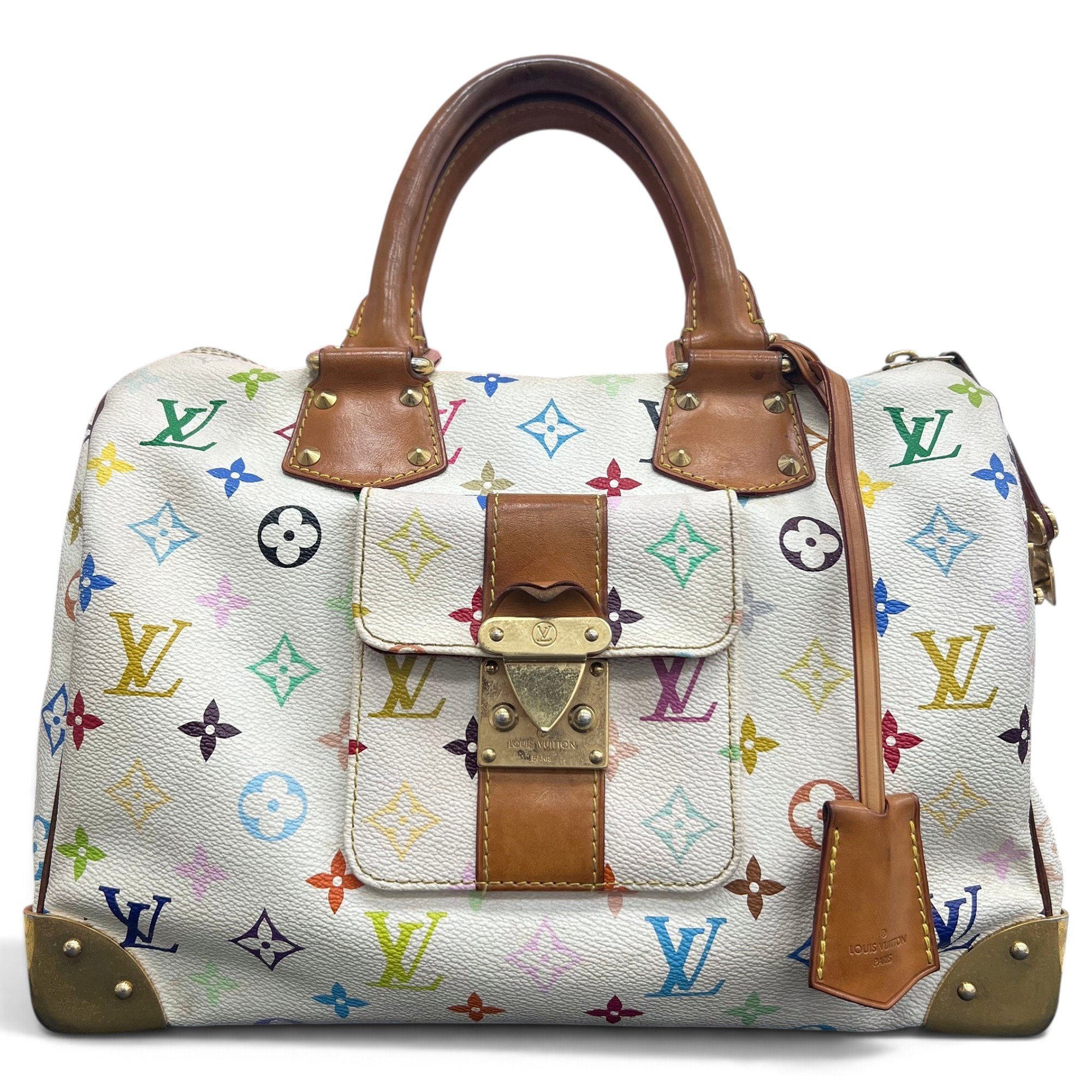 Speedy leather handbag