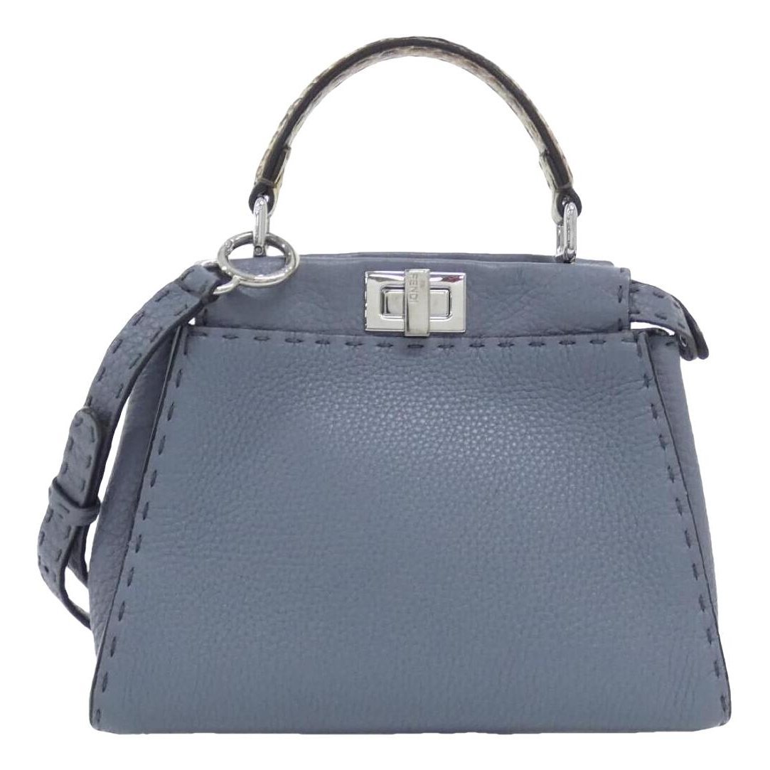 Peekaboo leather handbag