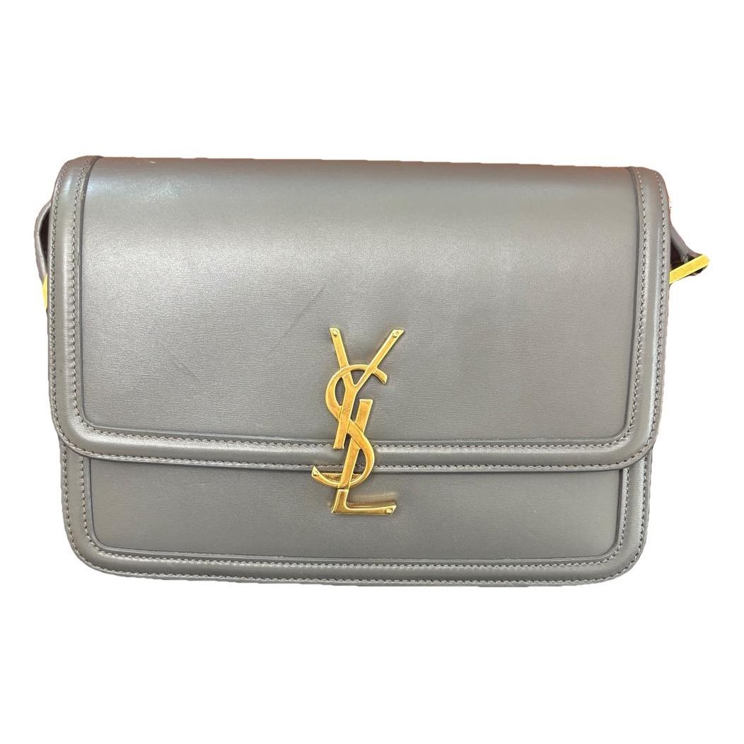 Solférino leather handbag