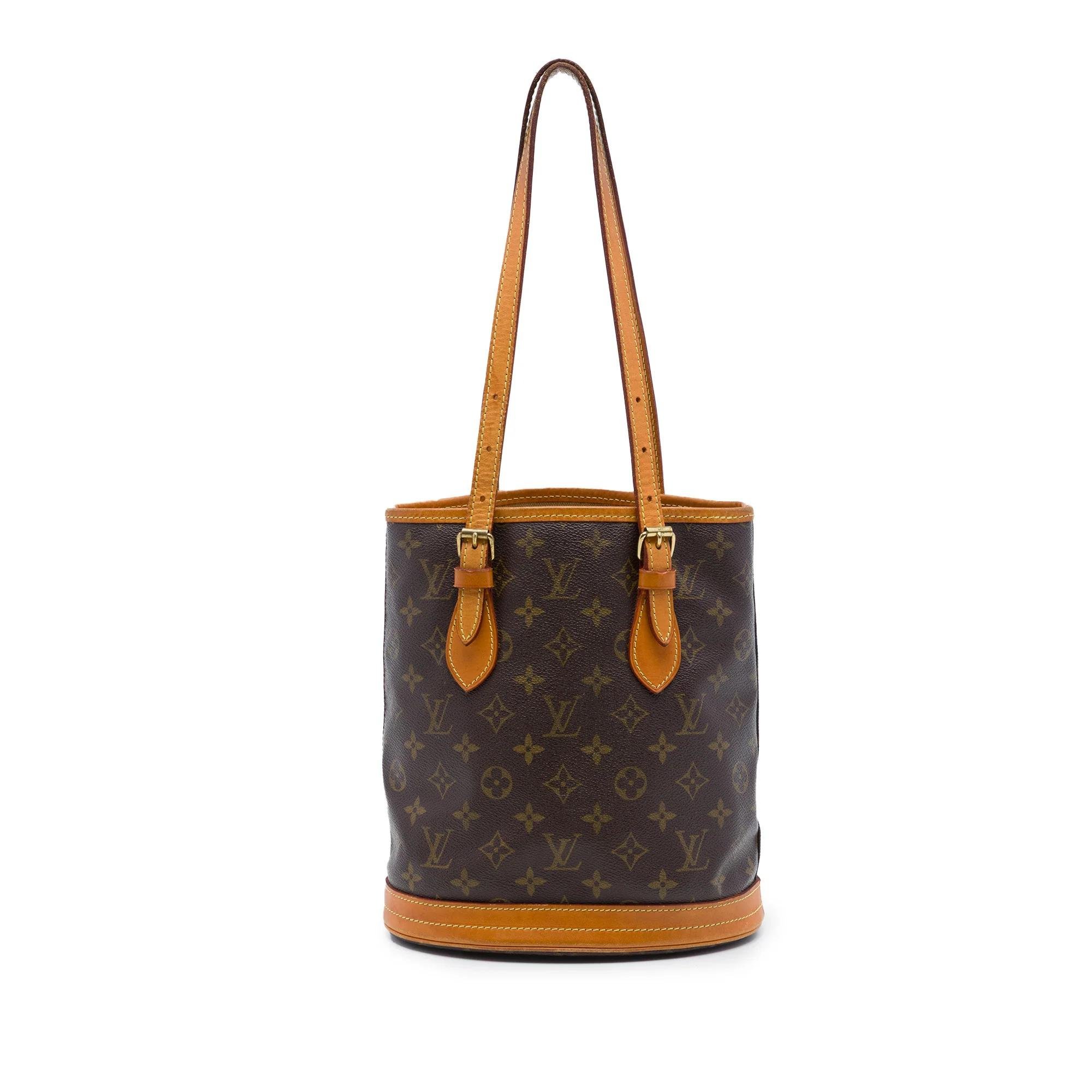 Bucket leather bag