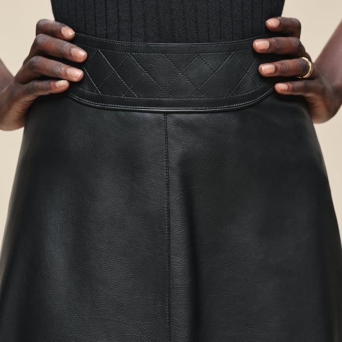 Noir Flared Skirt