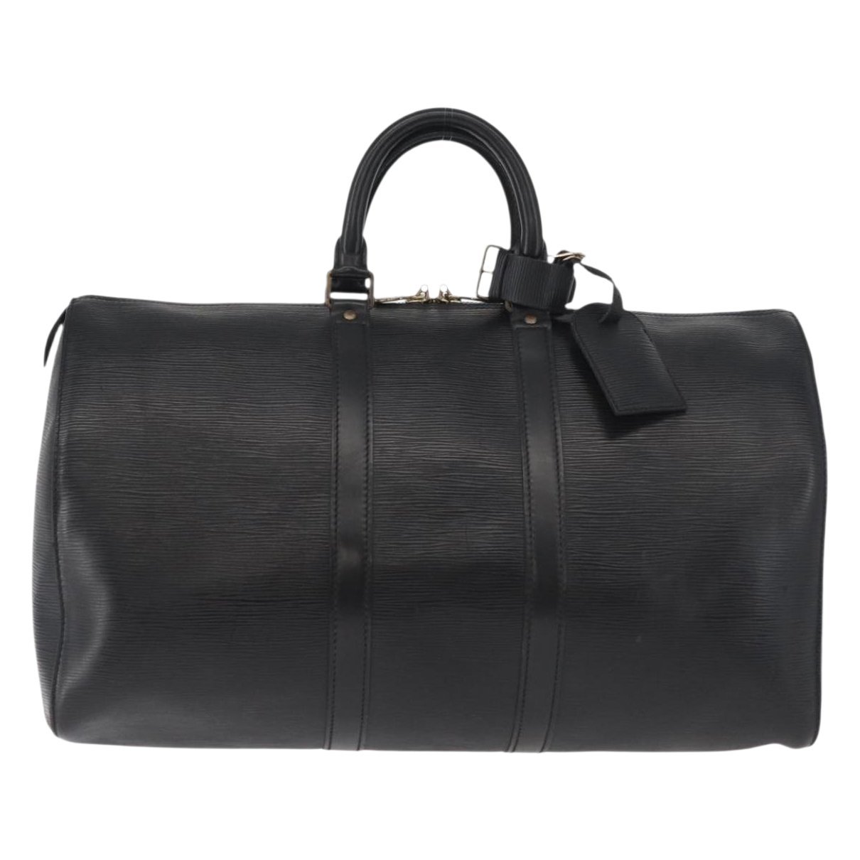 Keepall leather travel bag