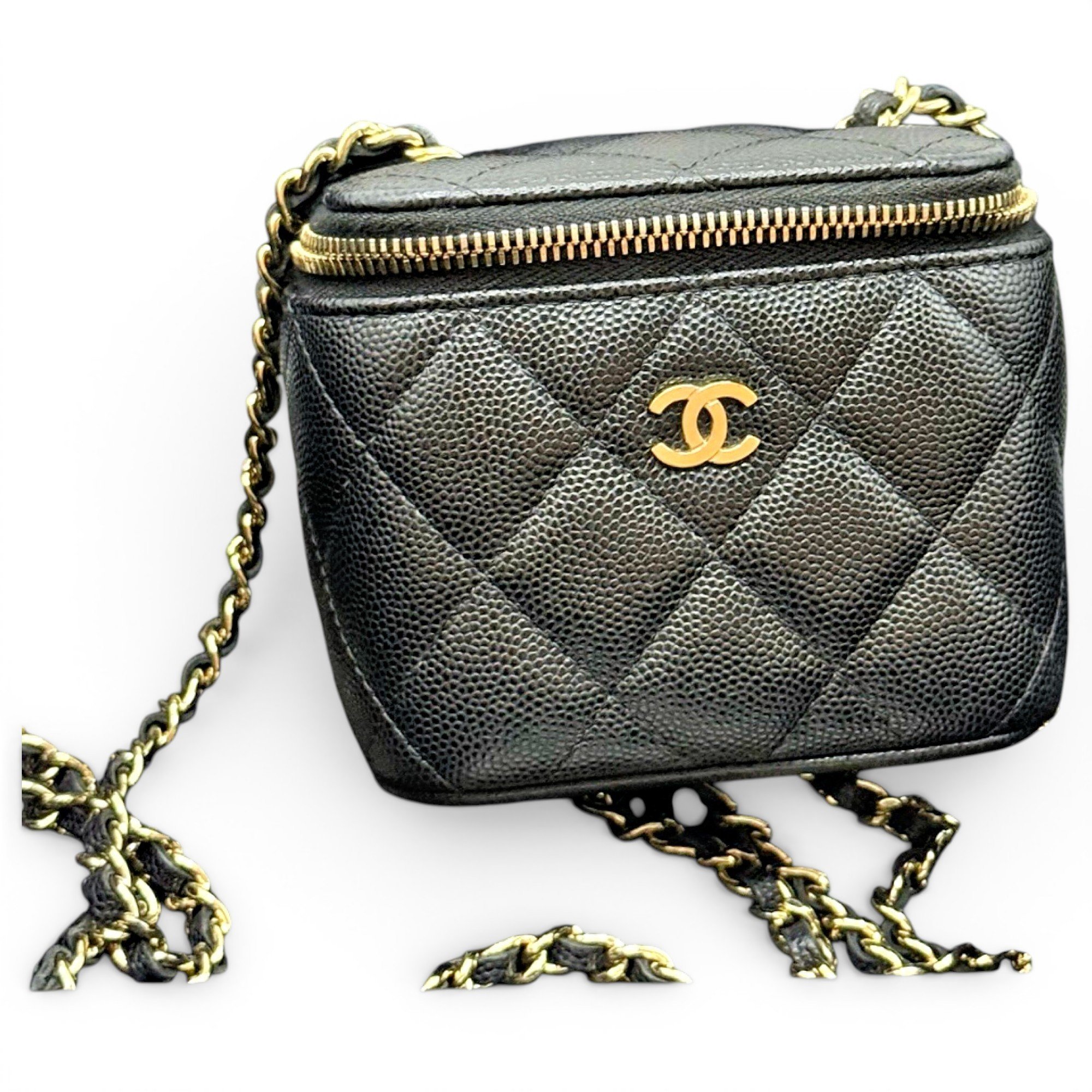 Vanity leather mini bag