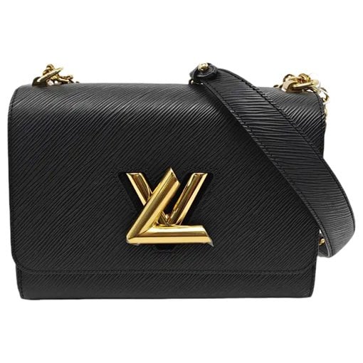 Twist leather crossbody bag