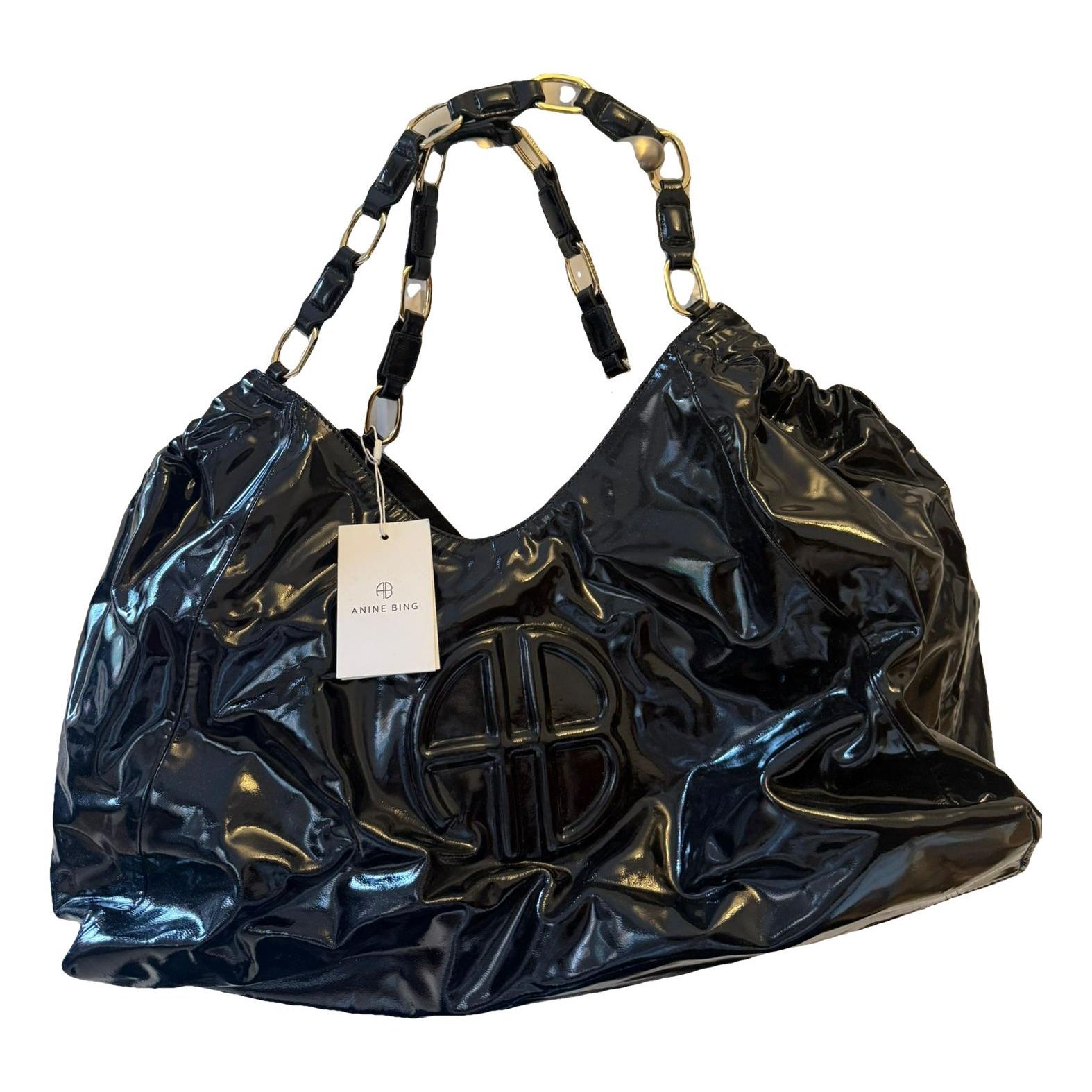 Leather travel bag